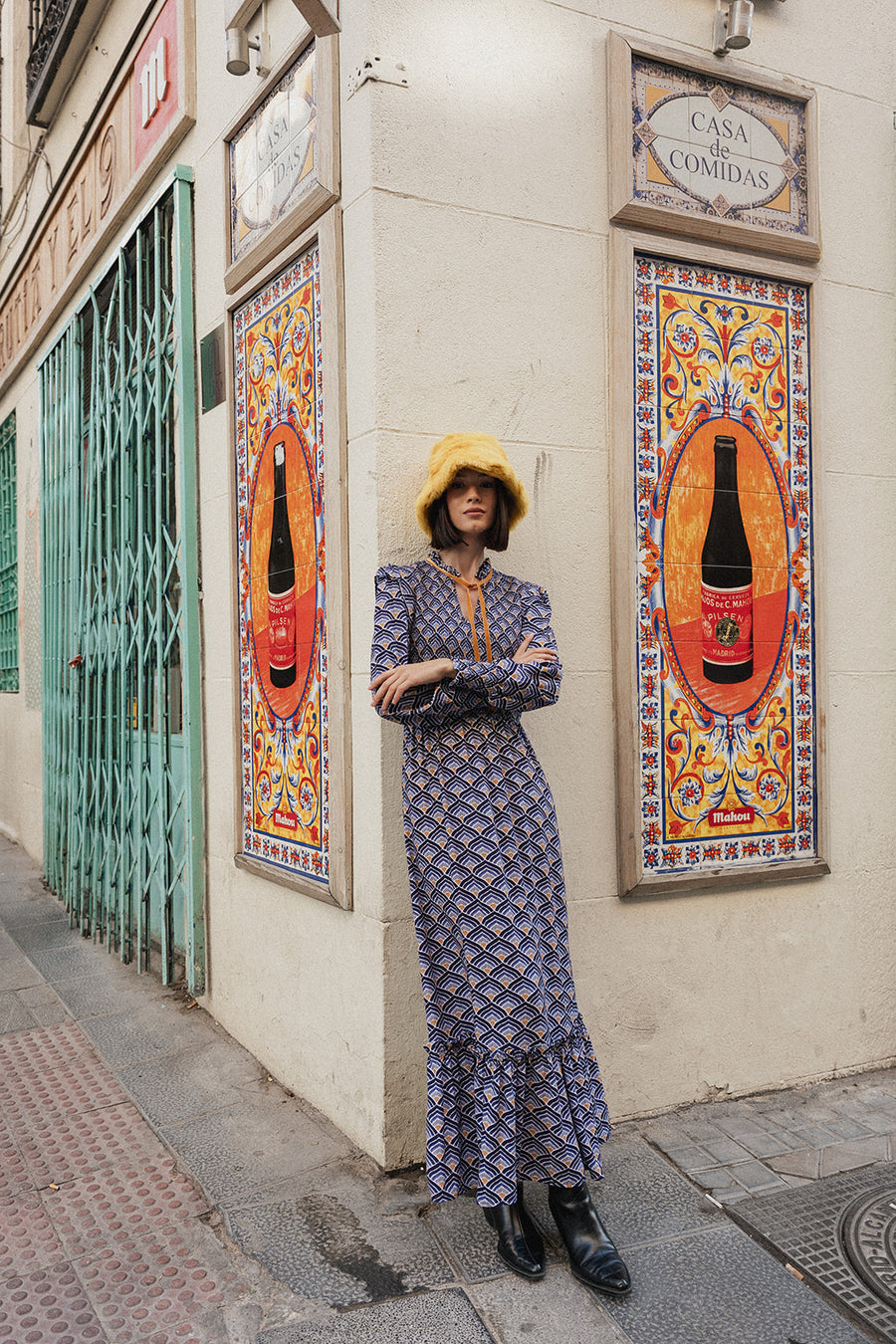 VESTIDO FESTIVAL AZUL