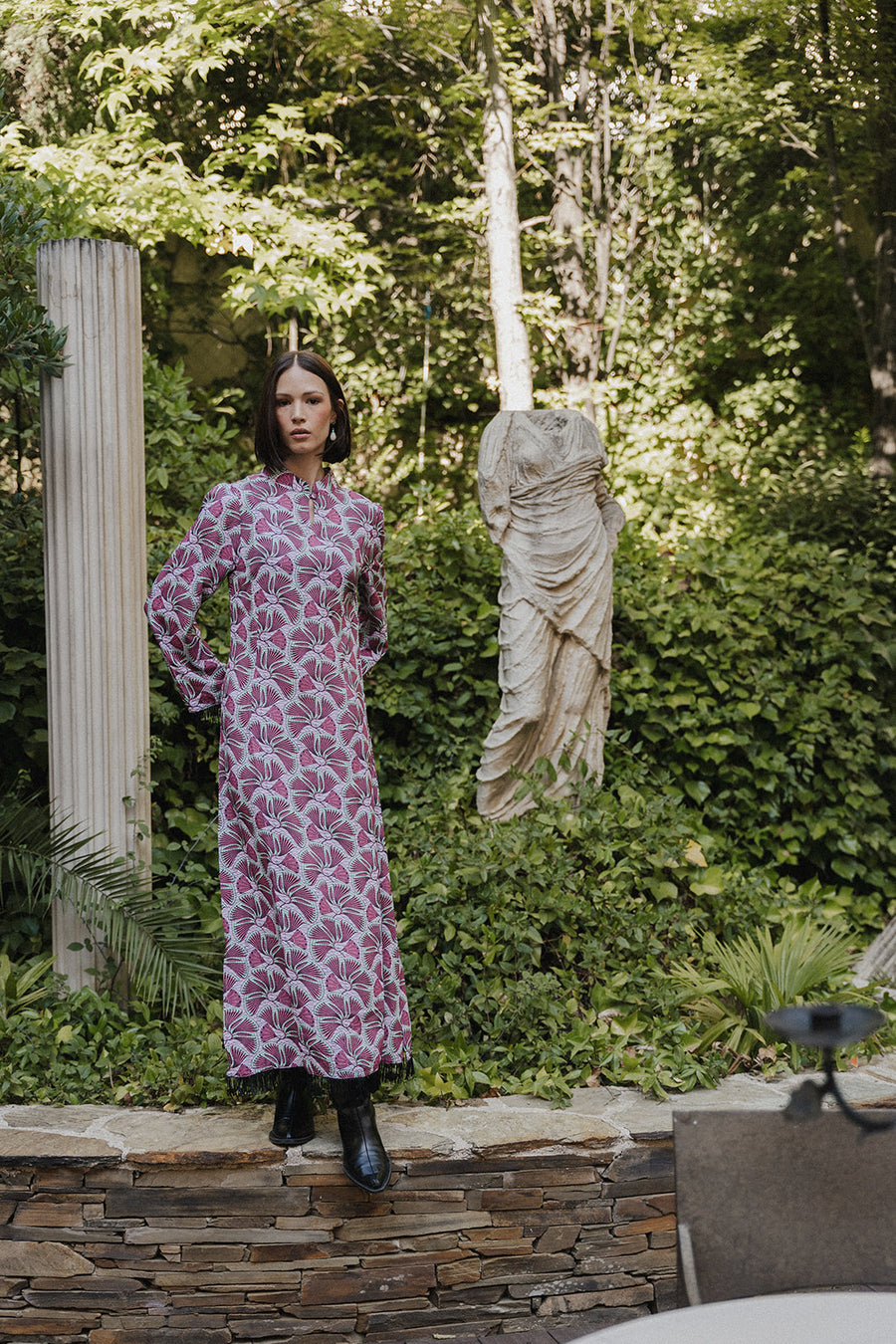 VESTIDO PEKIN ROSA & MINT