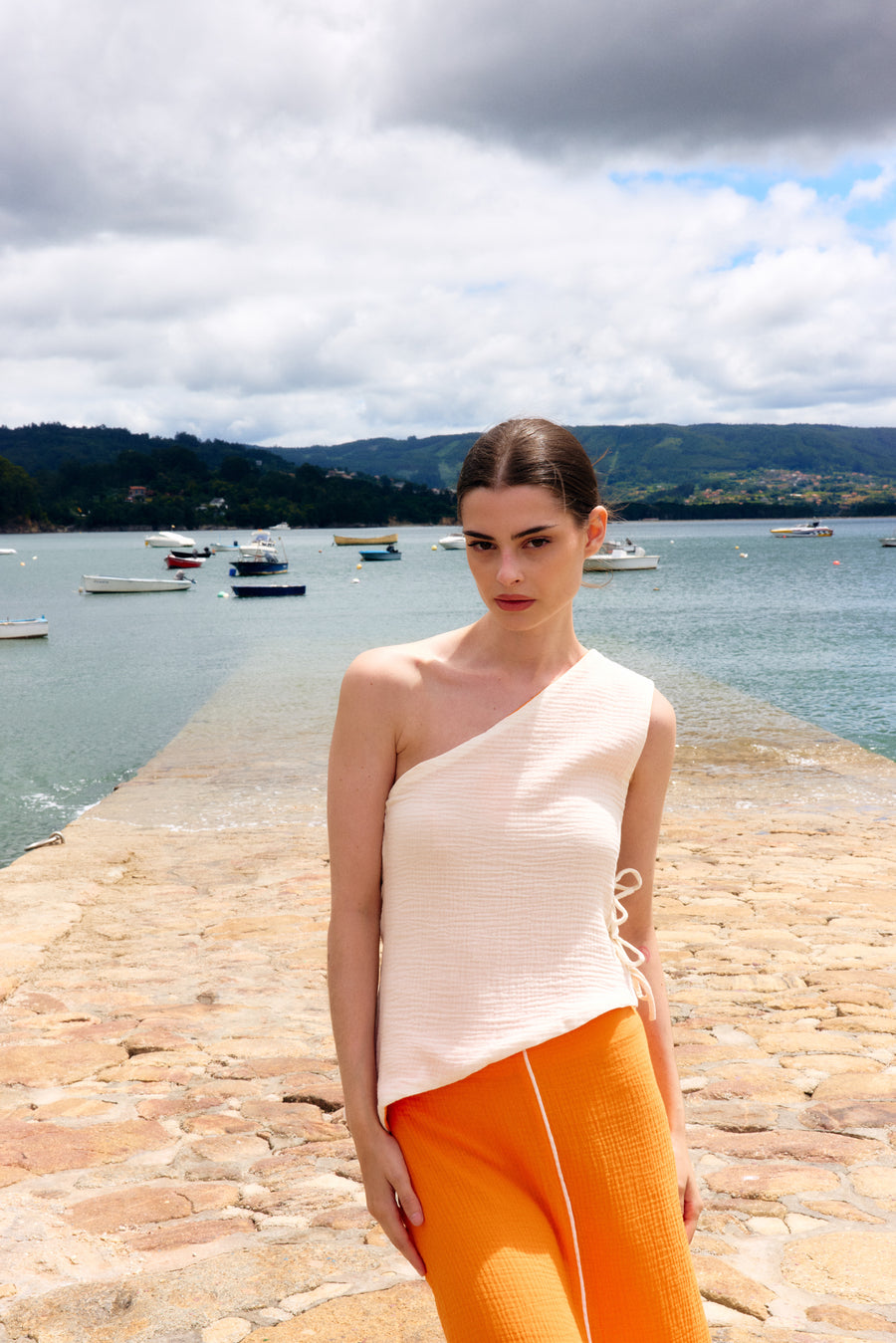 TOP REVERSIBLE NARANJA & CRUDO