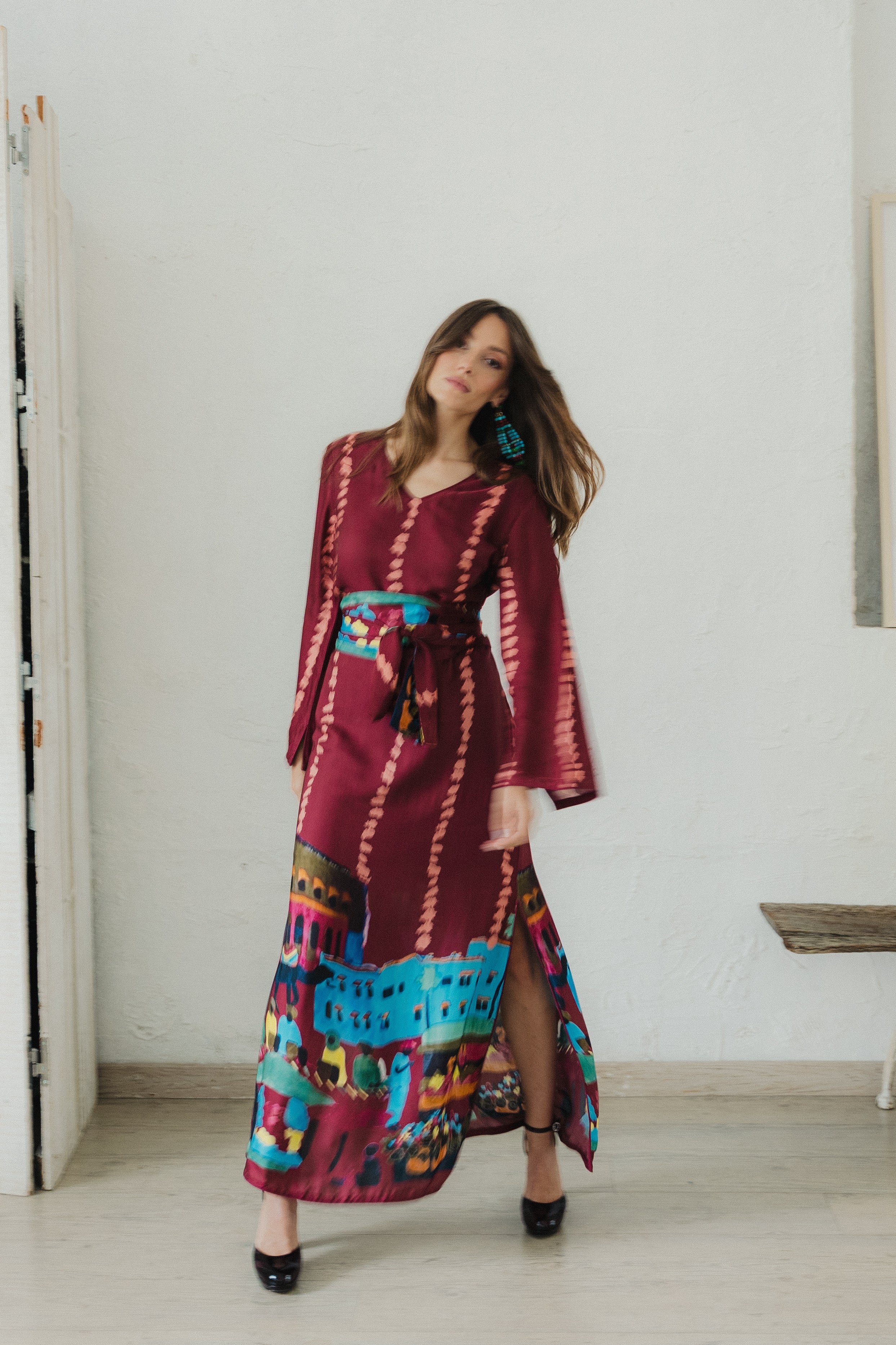 PENDIENTES ROMERIA CUARZO TURQUESA