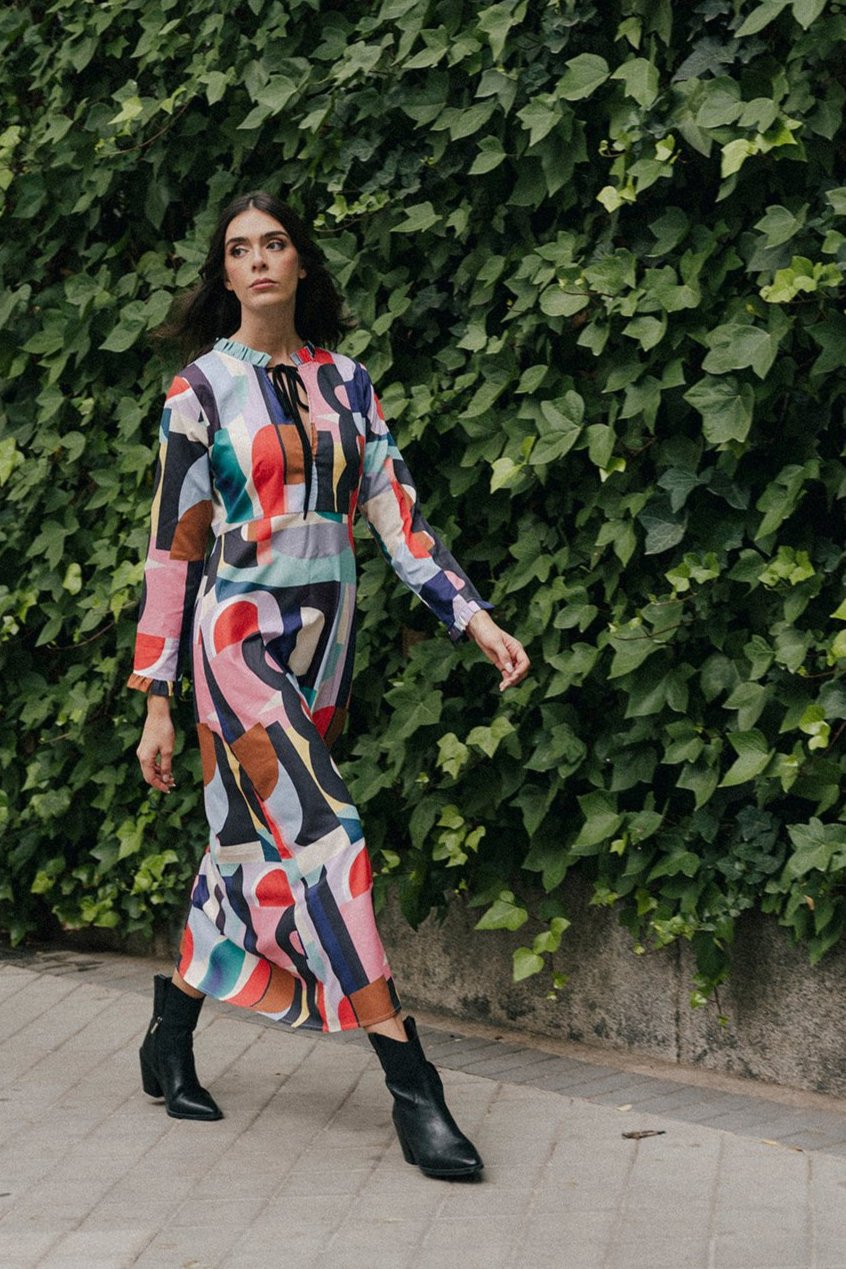 MULTICOLOR PALACE DRESS