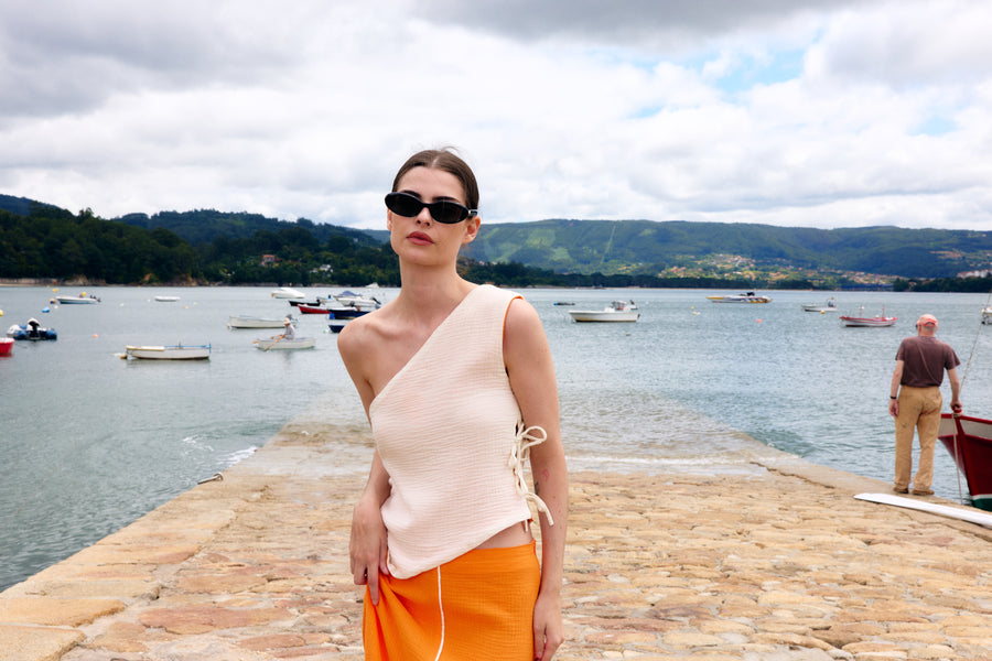 TOP REVERSIBLE NARANJA & CRUDO