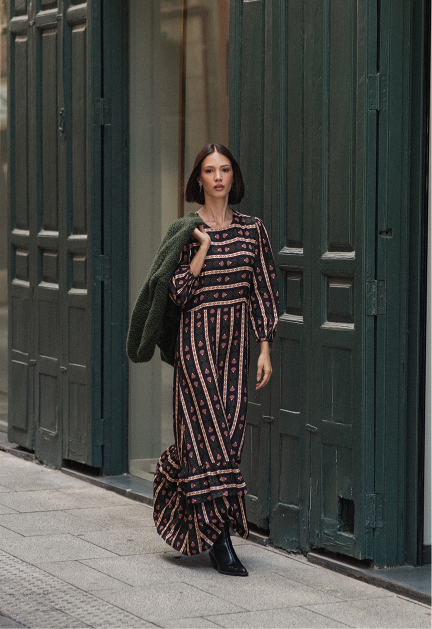 VESTIDO CHARLOTTE RAYAS