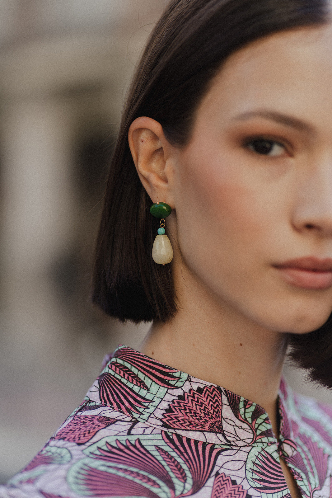 PENDIENTES LÁGRIMA IVORY