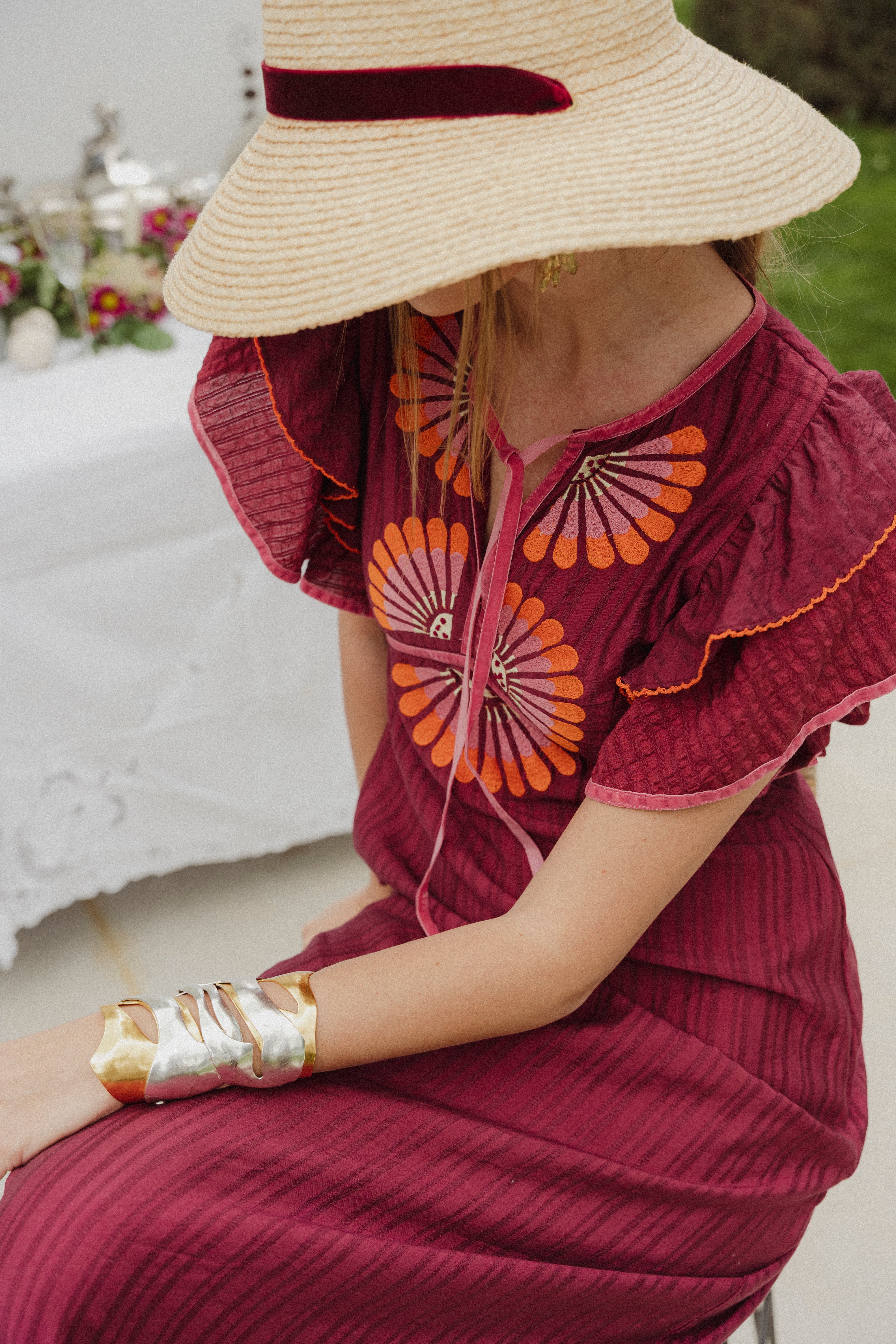 VESTIDO CASCAIS VINO