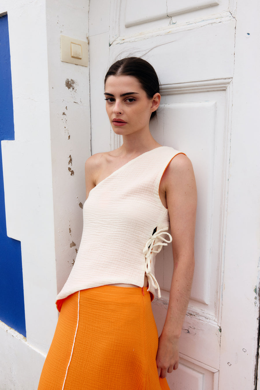 TOP REVERSIBLE NARANJA & CRUDO
