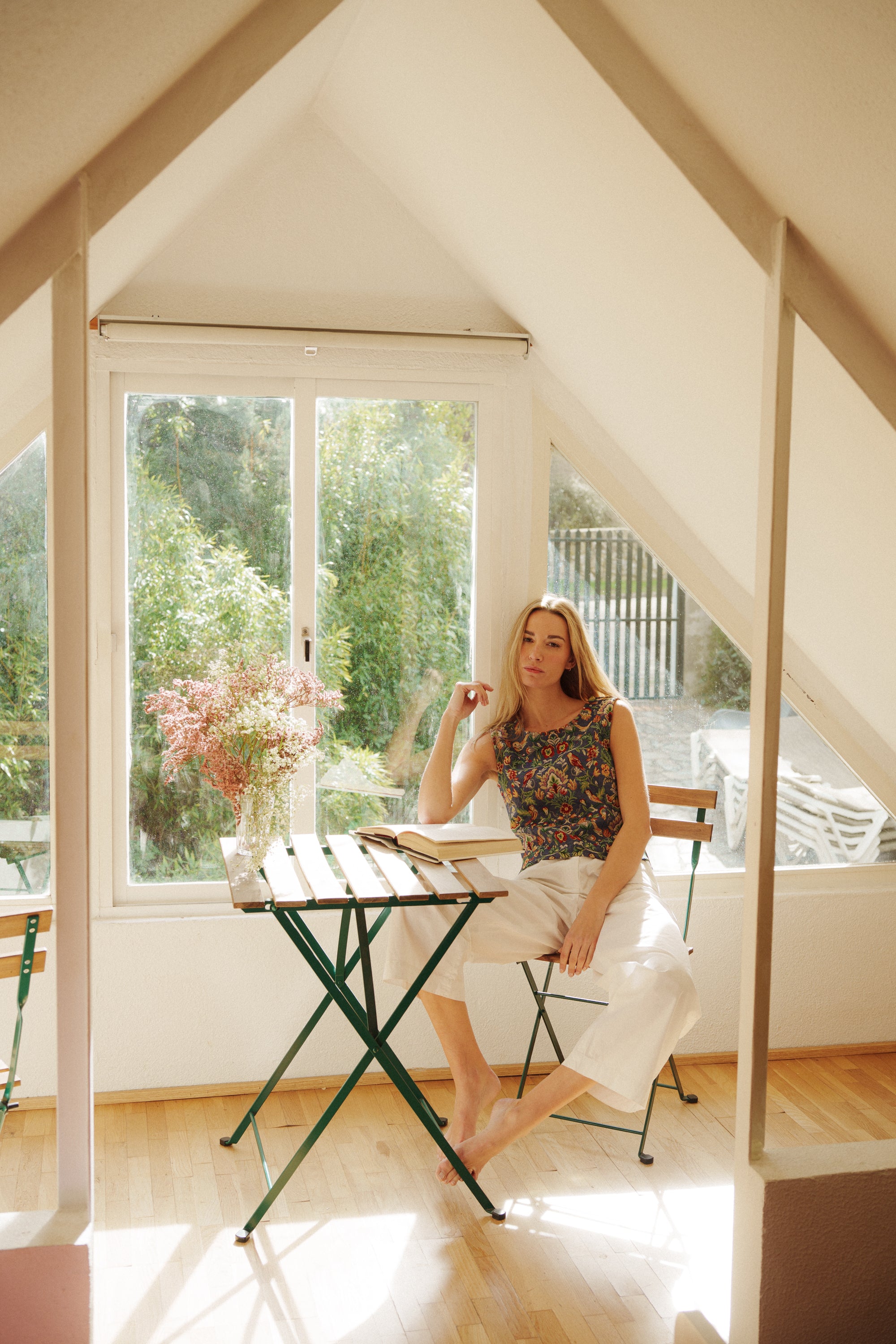 MARLENE CHECKS BLOUSE