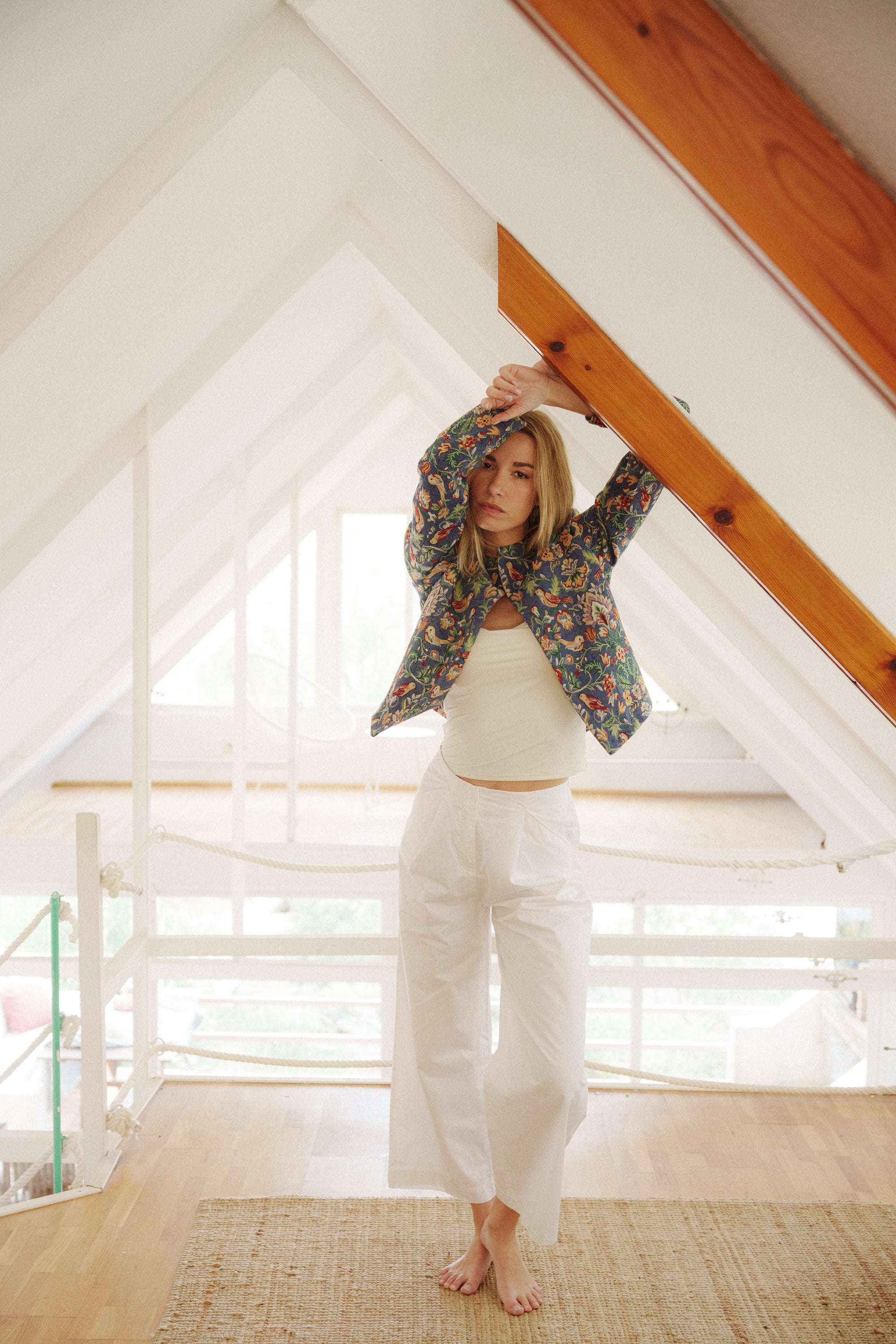 MARLENE CHECKS BLOUSE