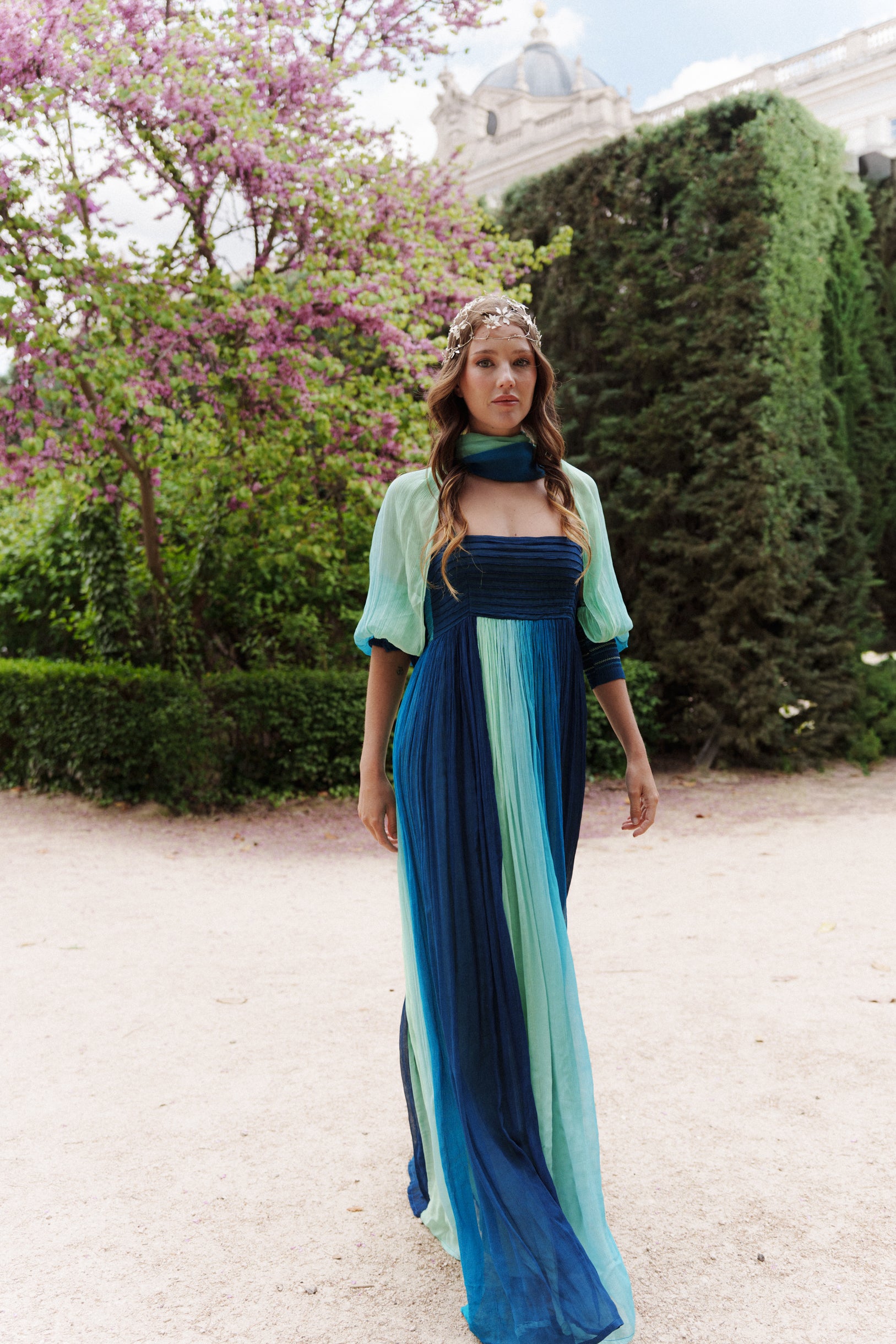 VESTIDO BAMBU AZUL