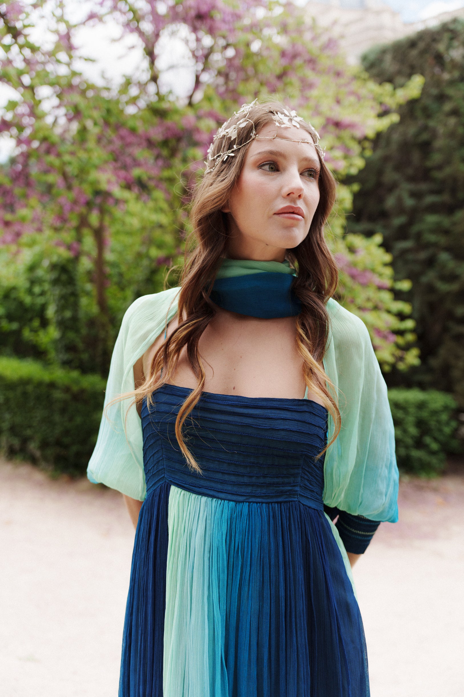 VESTIDO BAMBU AZUL