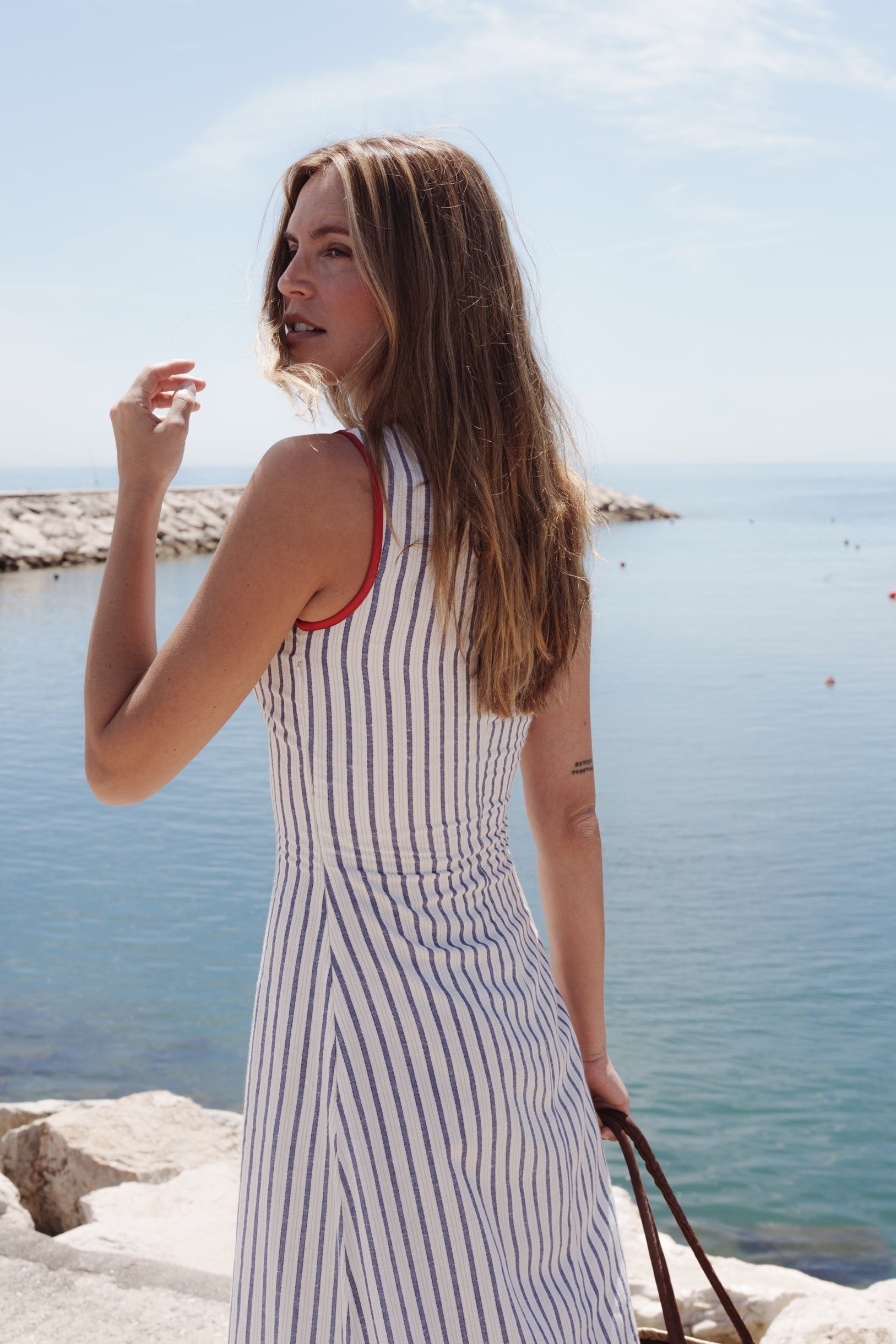 VESTIDO ROMERO RAYAS