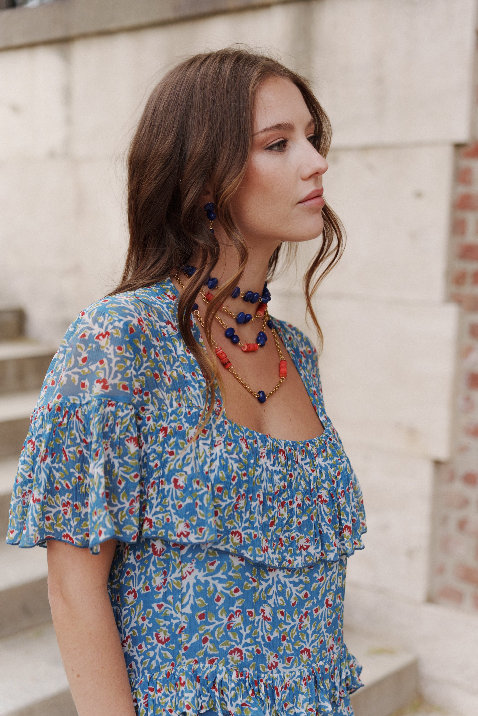 COLLAR CUATRO VUELTAS AZUCENA