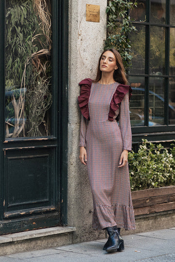 VESTIDO MARILYN BURDEOS