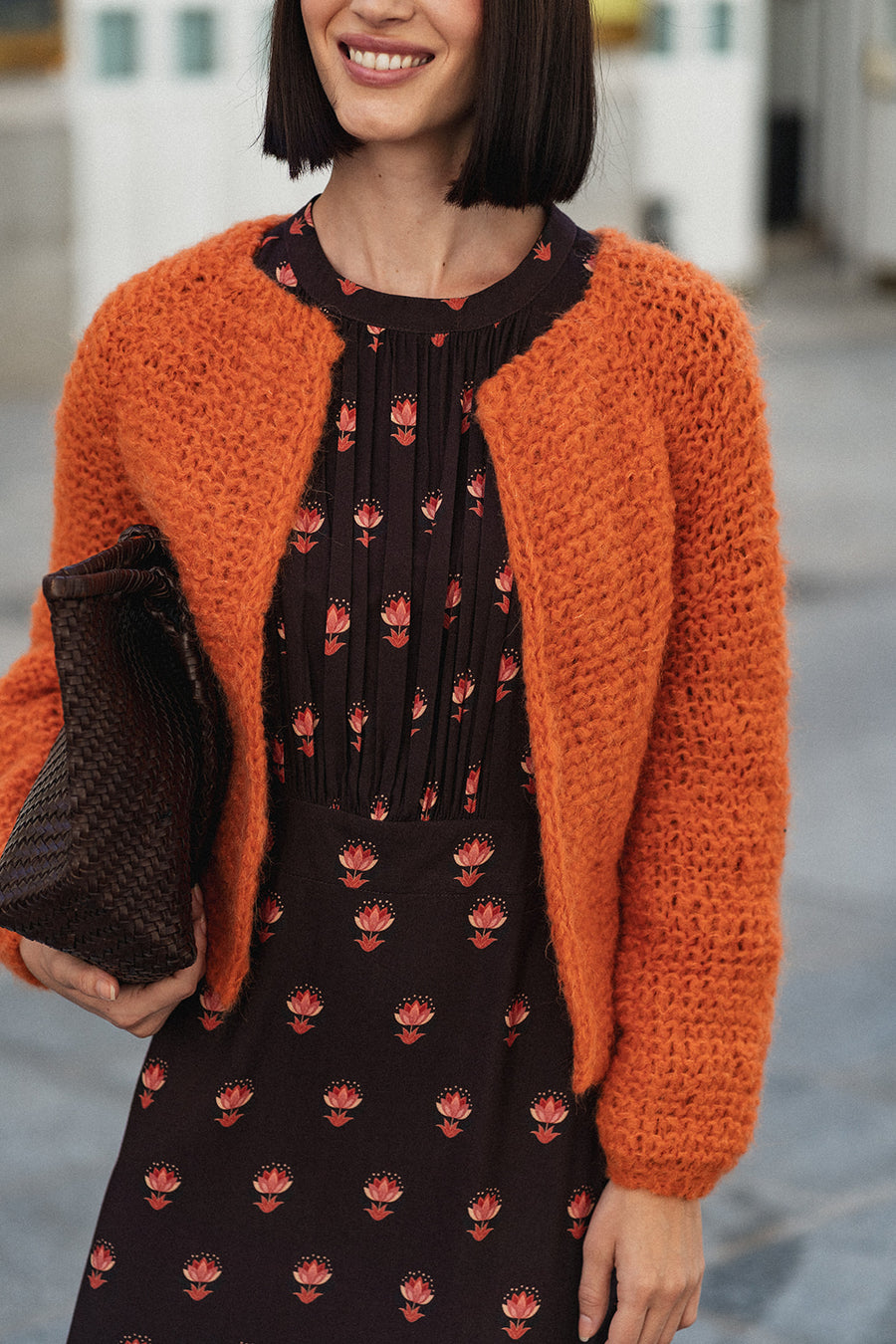 CHAQUETA ALPACA NARANJA