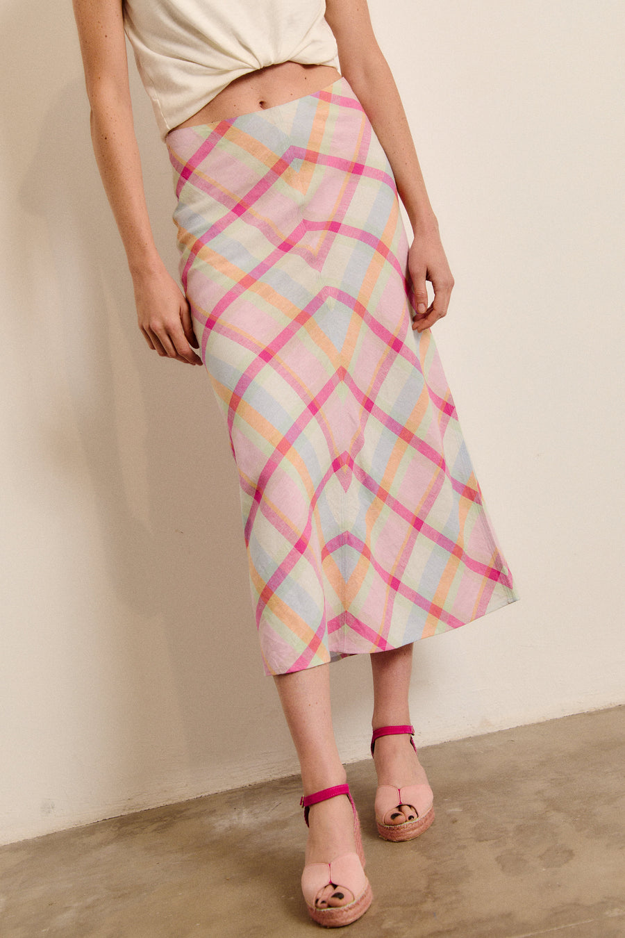 FALDA LONDON ROSA