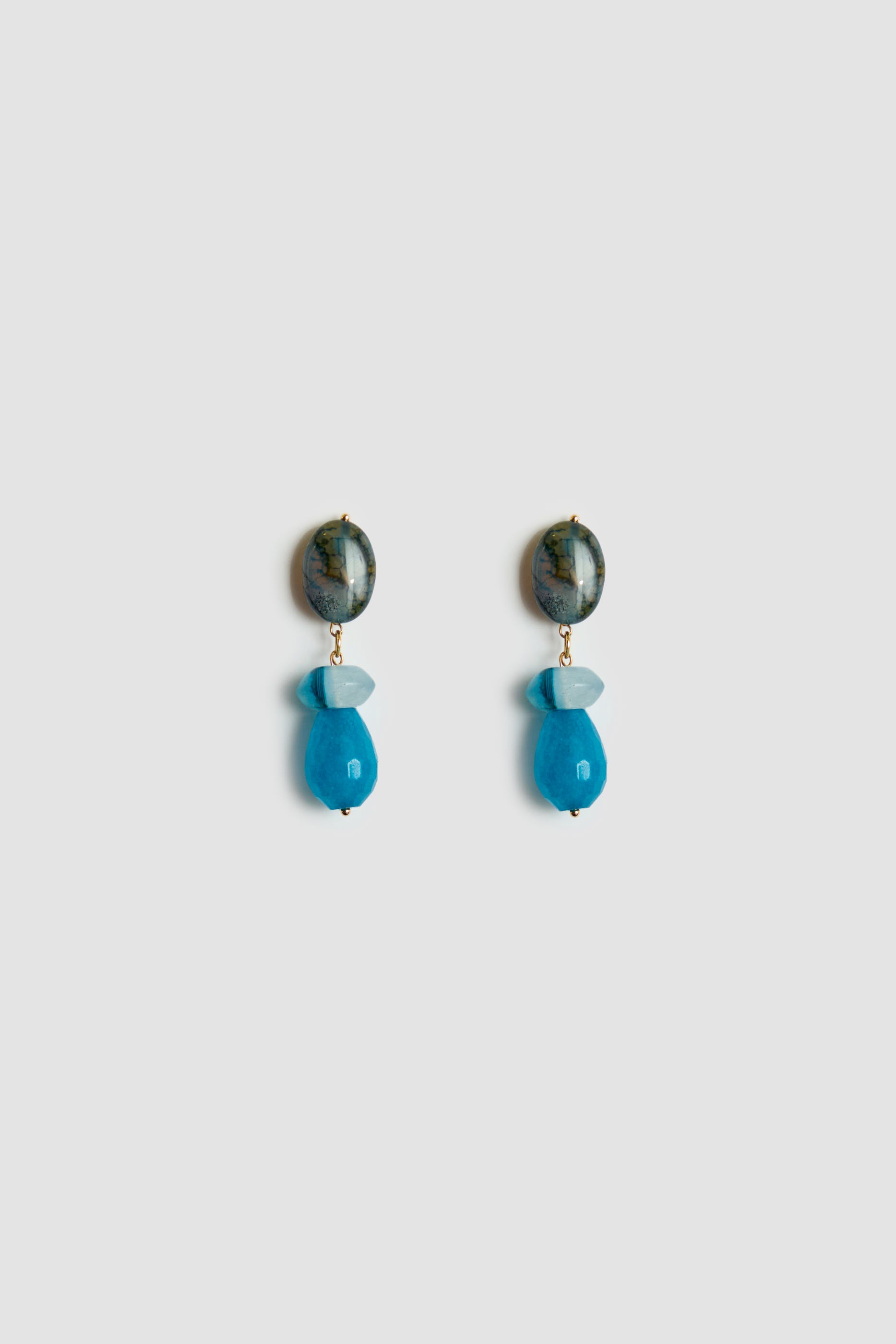 PENDIENTES LÁGRIMA AZUL