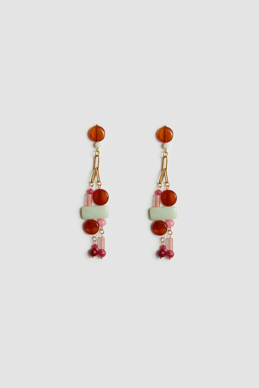 PENDIENTES CADENA JASPER