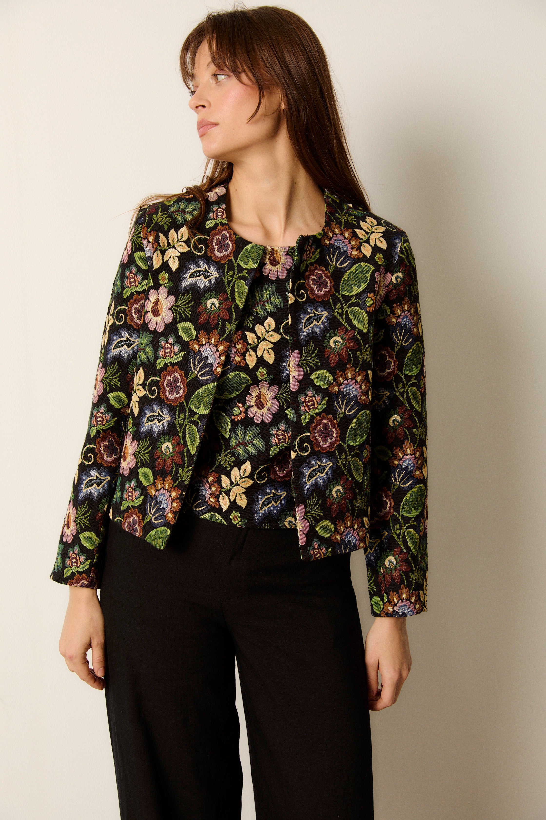 MARLENE CHECKS BLOUSE