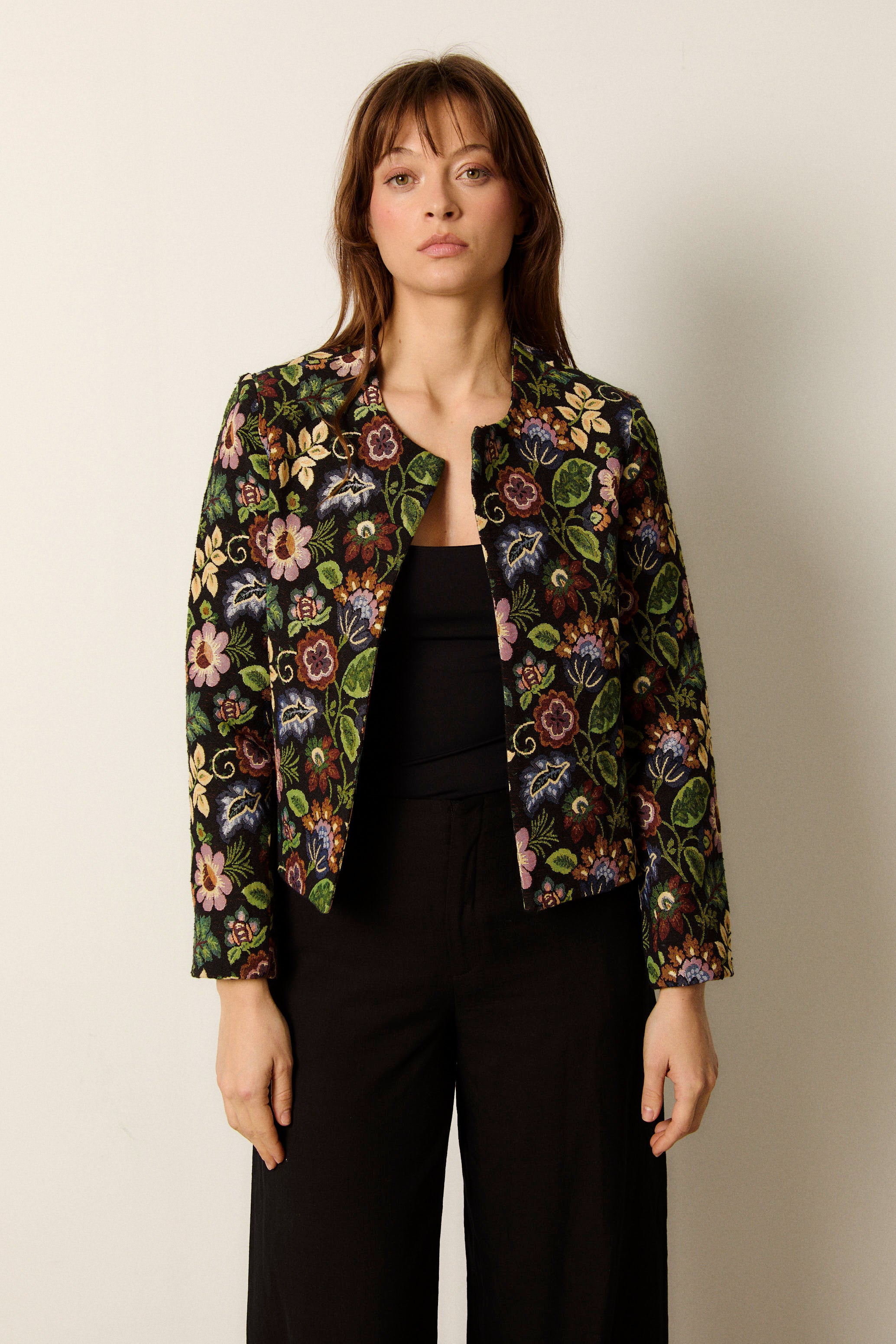 MARLENE CHECKS BLOUSE