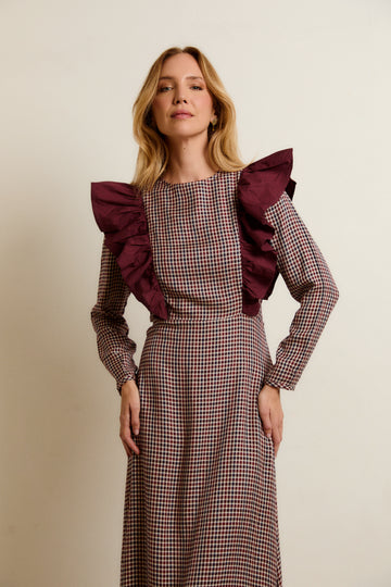 VESTIDO MARILYN BURDEOS