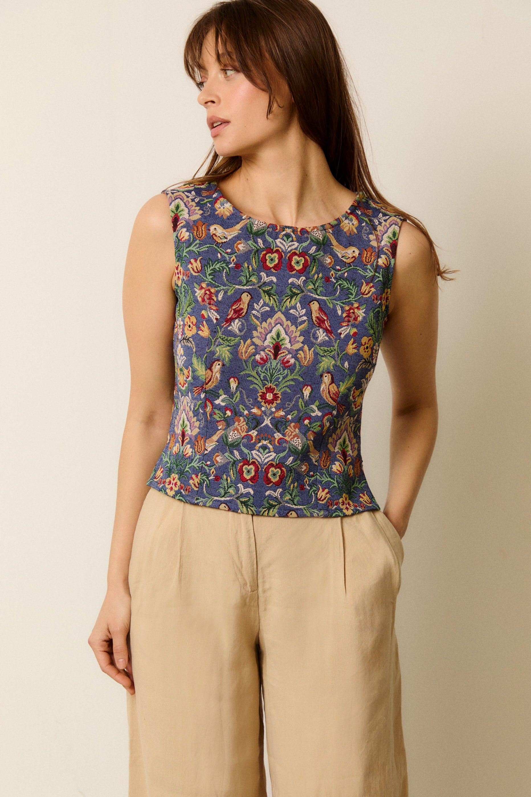 MARLENE CHECKS BLOUSE