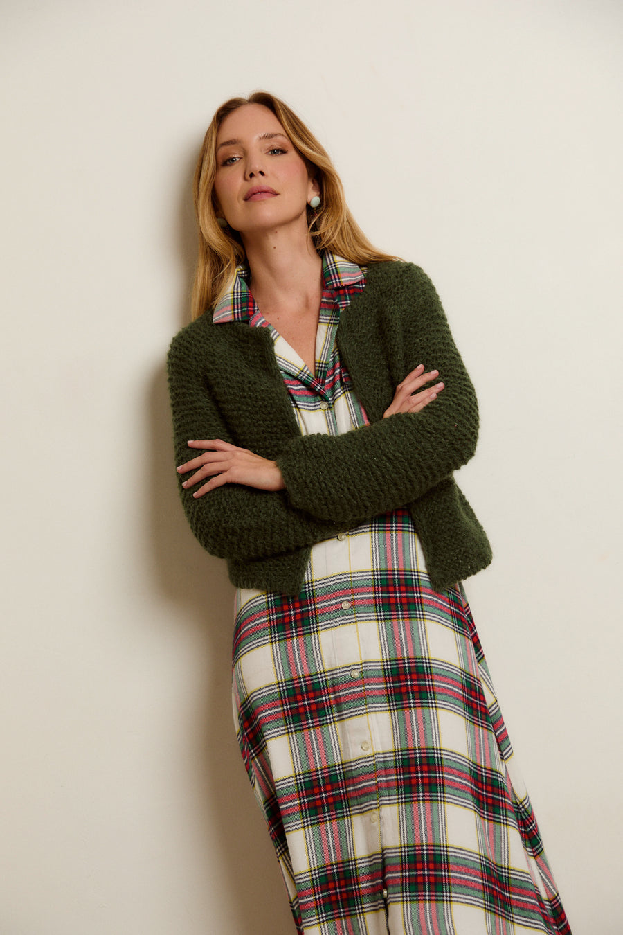 CHAQUETA ALPACA VERDE