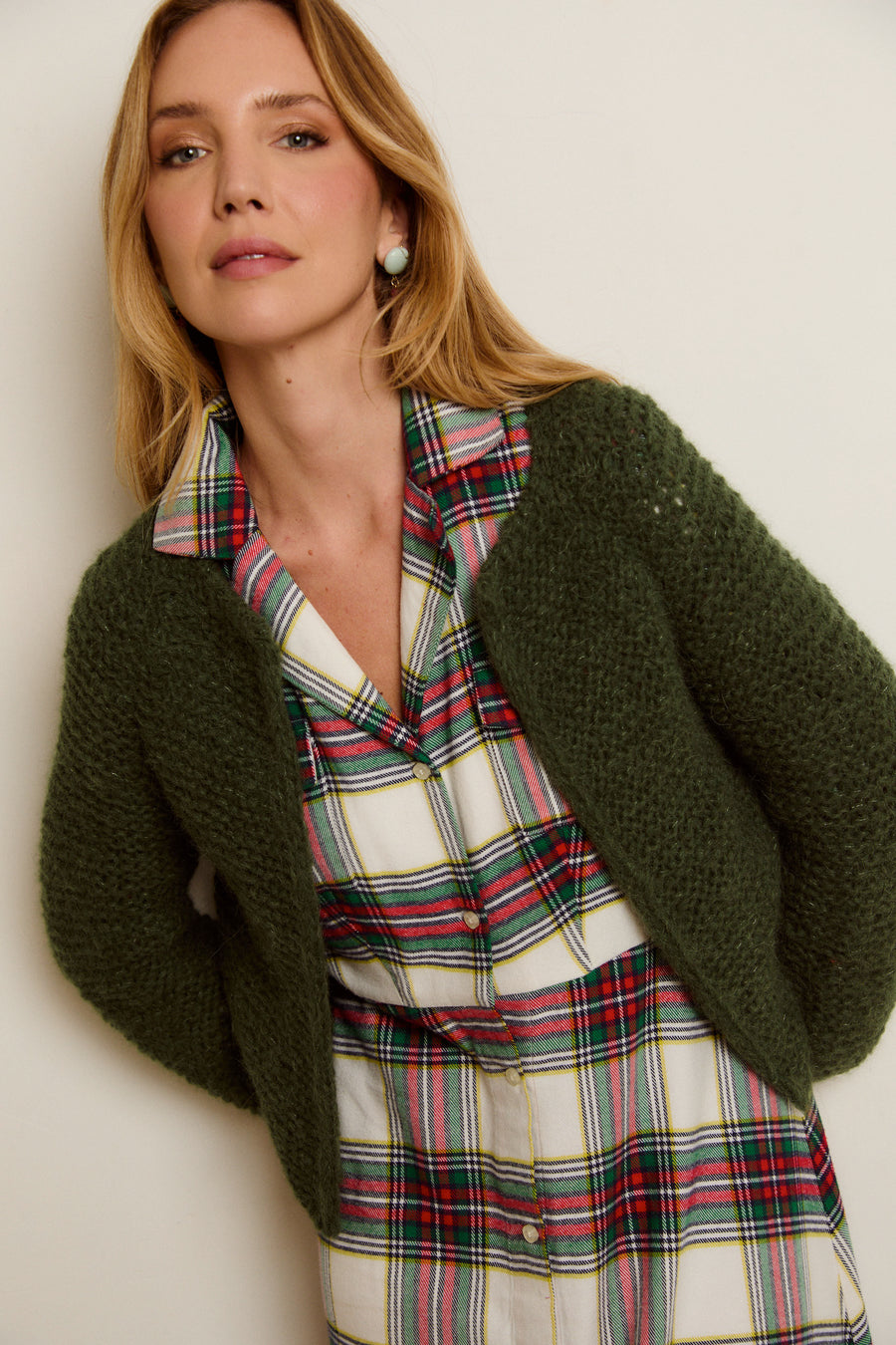 CHAQUETA ALPACA VERDE