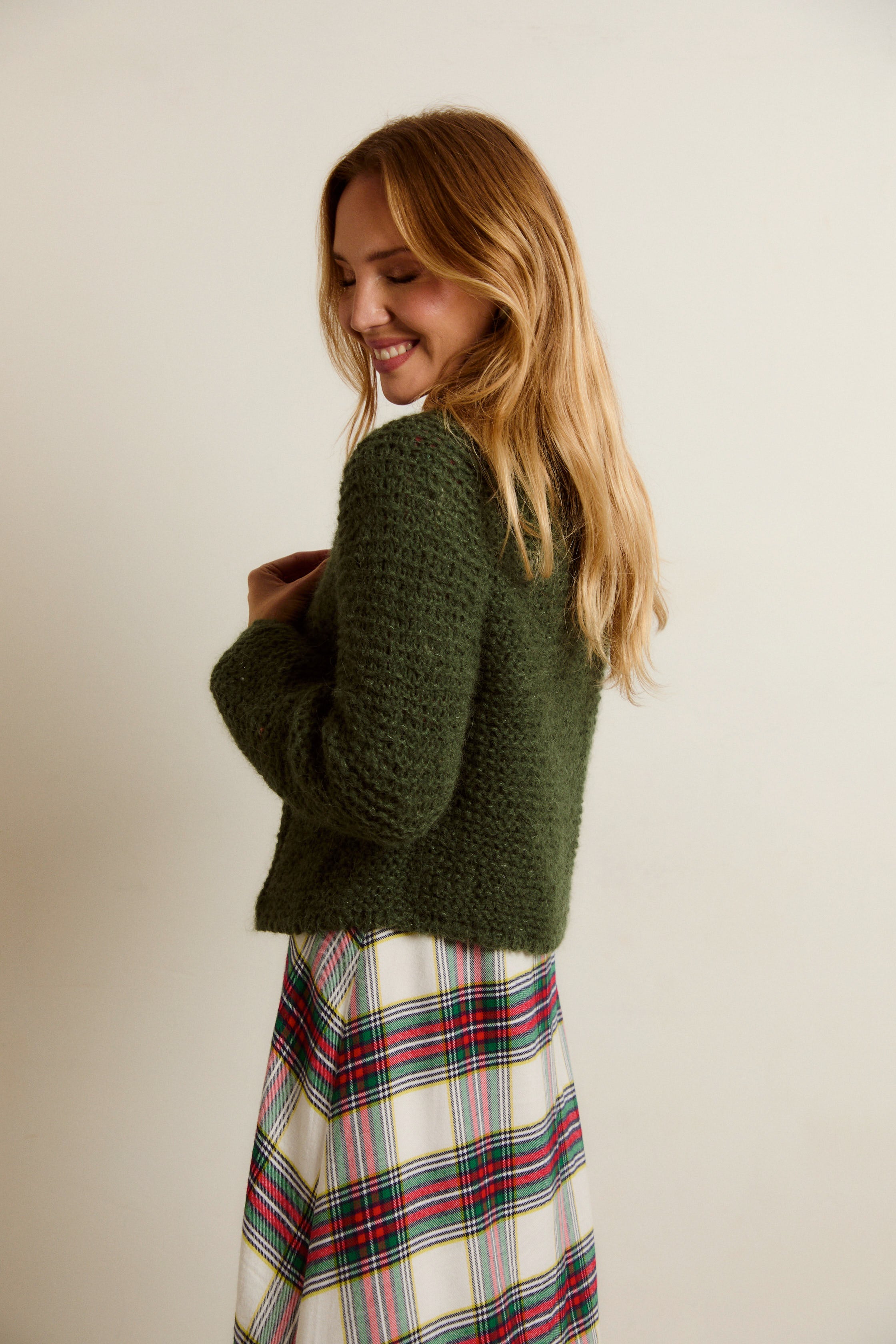 CHAQUETA ALPACA VERDE