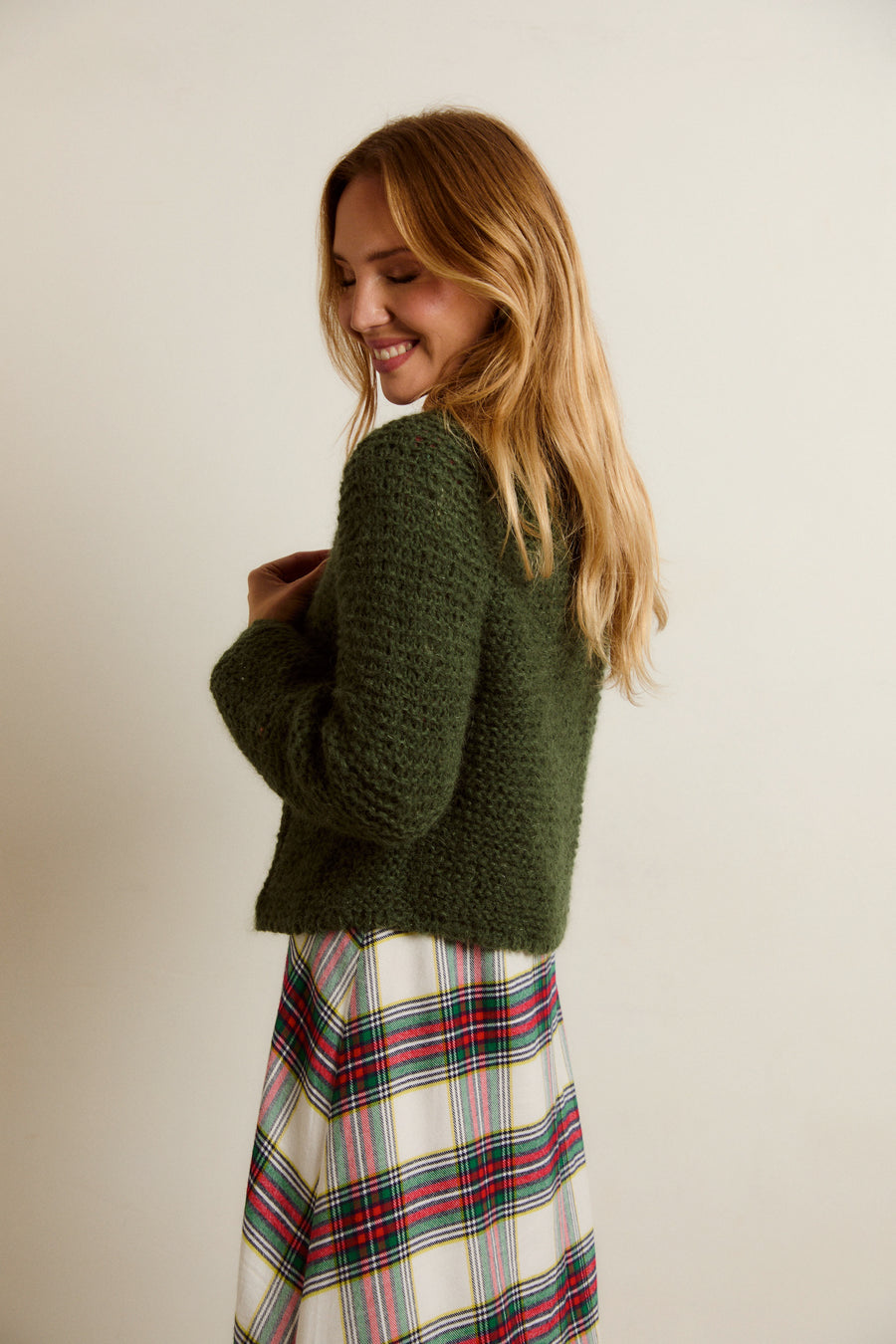 CHAQUETA ALPACA VERDE