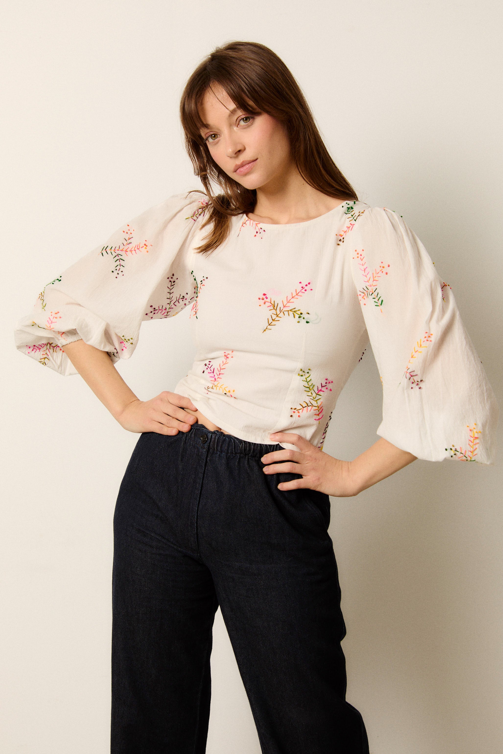 BLUSA GARDENIA BORDADA