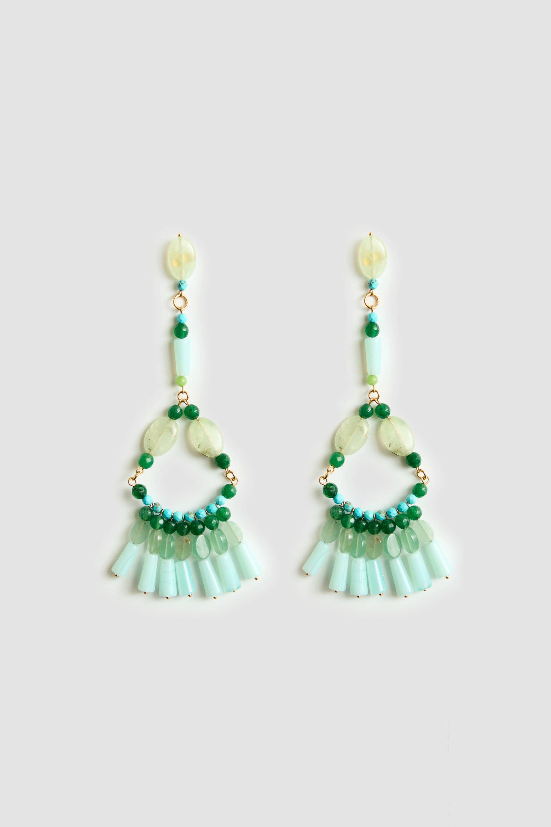 PENDIENTES VERBENA JADE