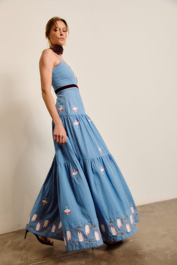 VESTIDO SINTRA AZUL