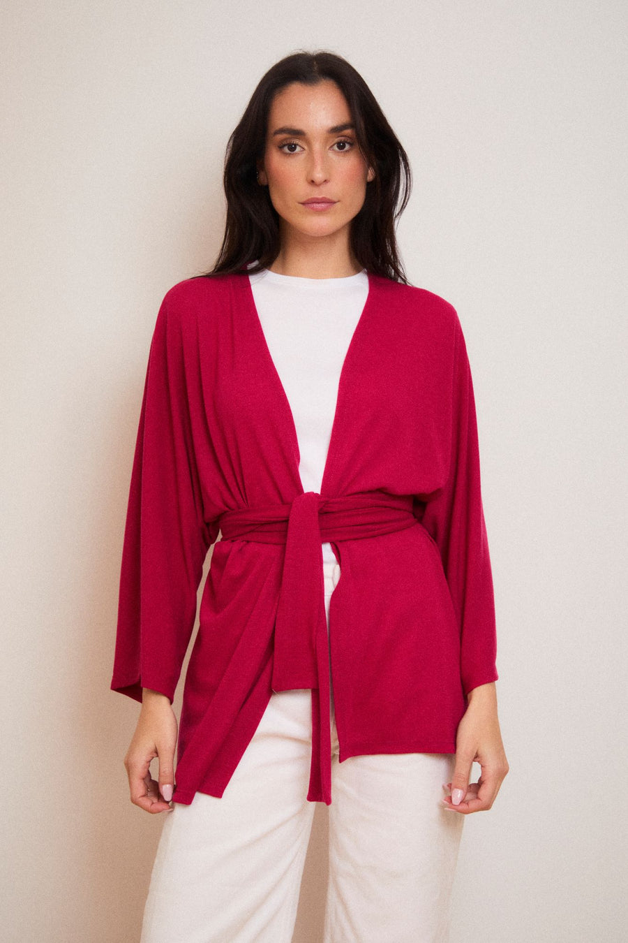 KIMONO PUNTO FUCSIA