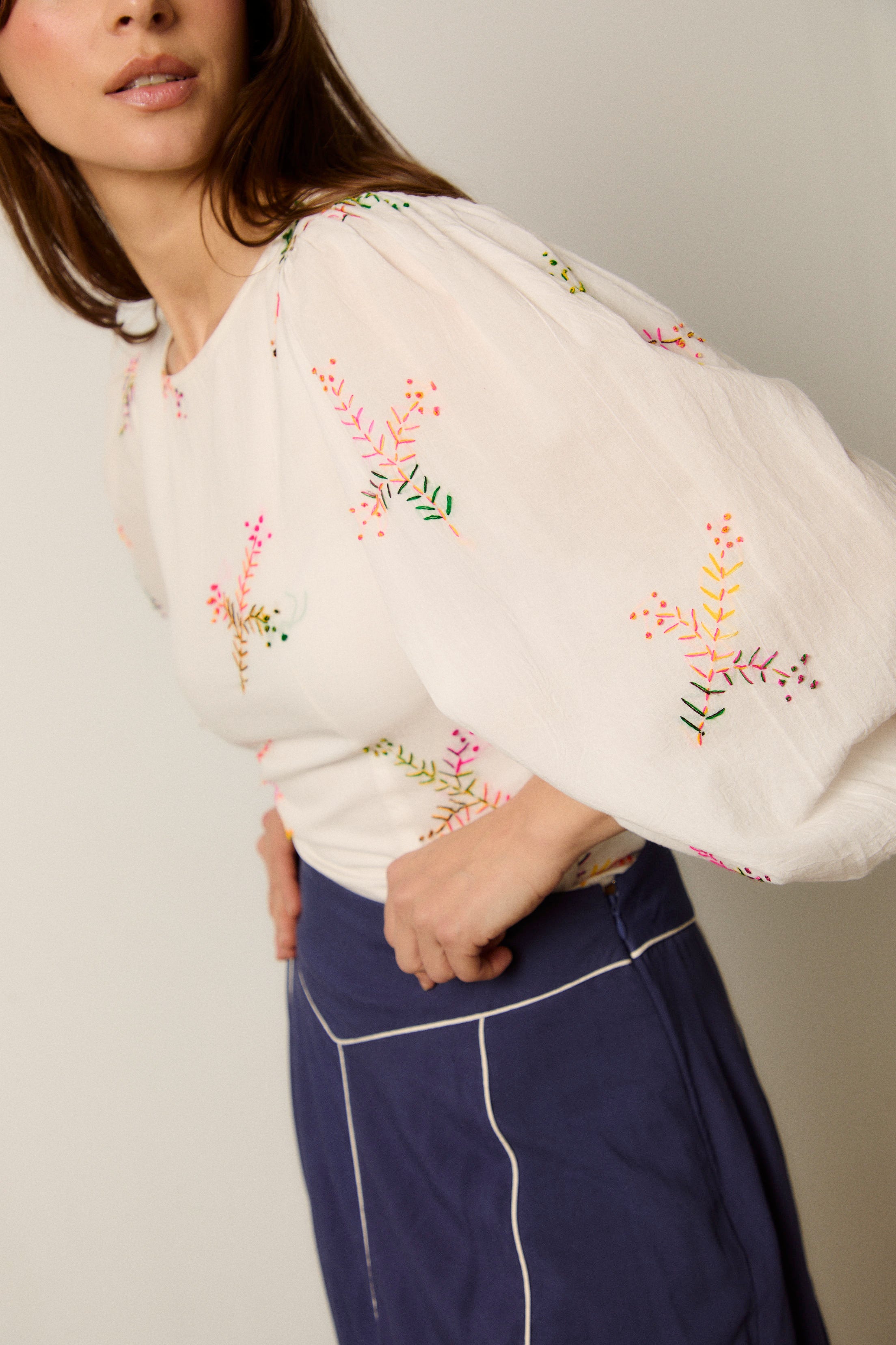 BLUSA GARDENIA BORDADA