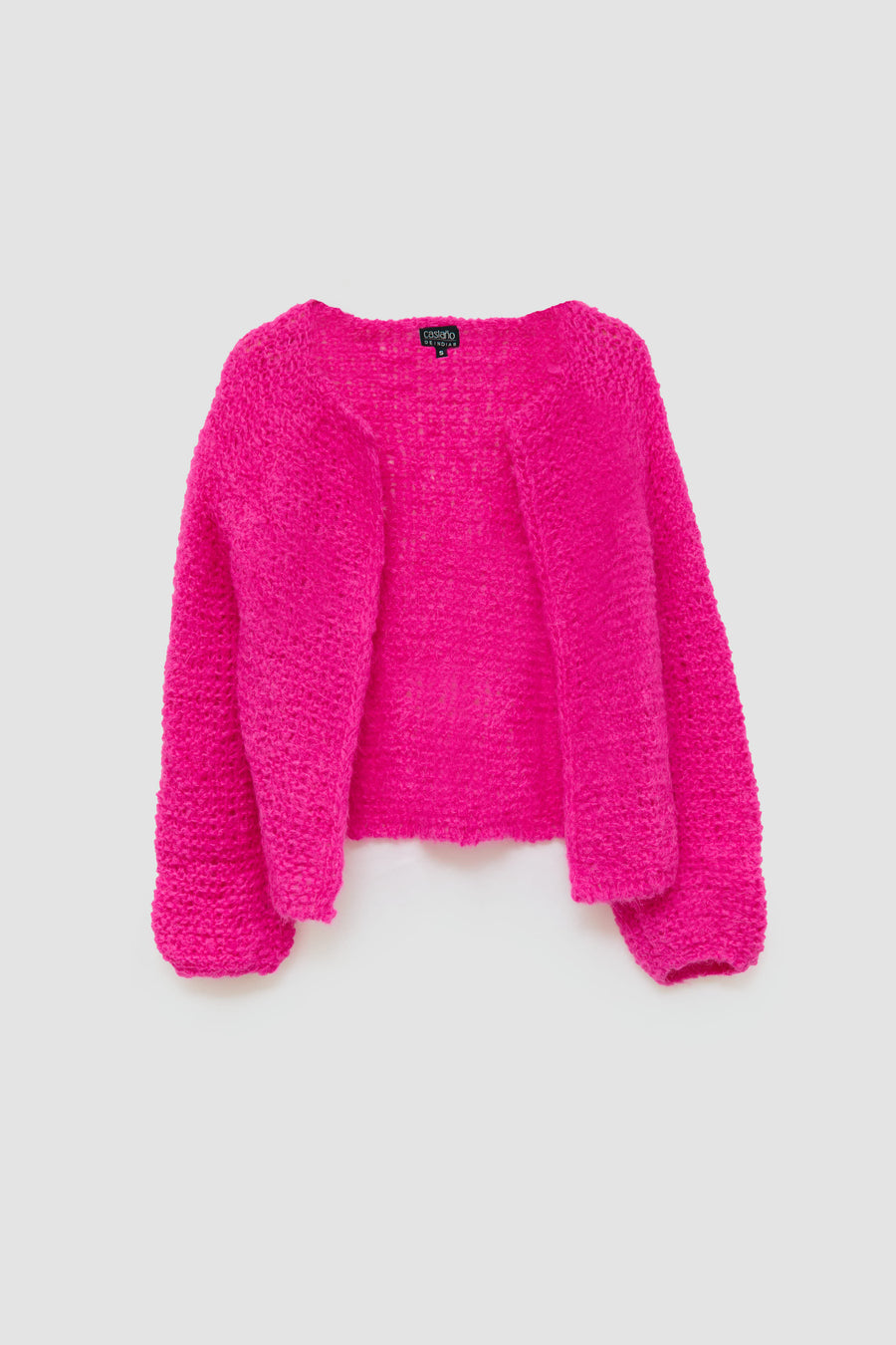 CHAQUETA ALPACA FUCSIA