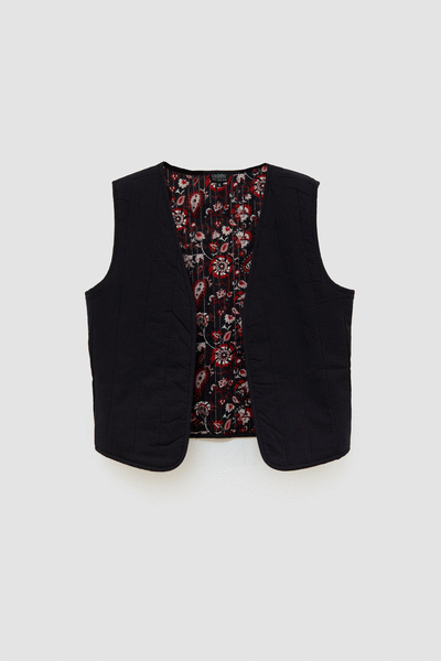 BLACK &amp; INDIE REVERSIBLE VEST