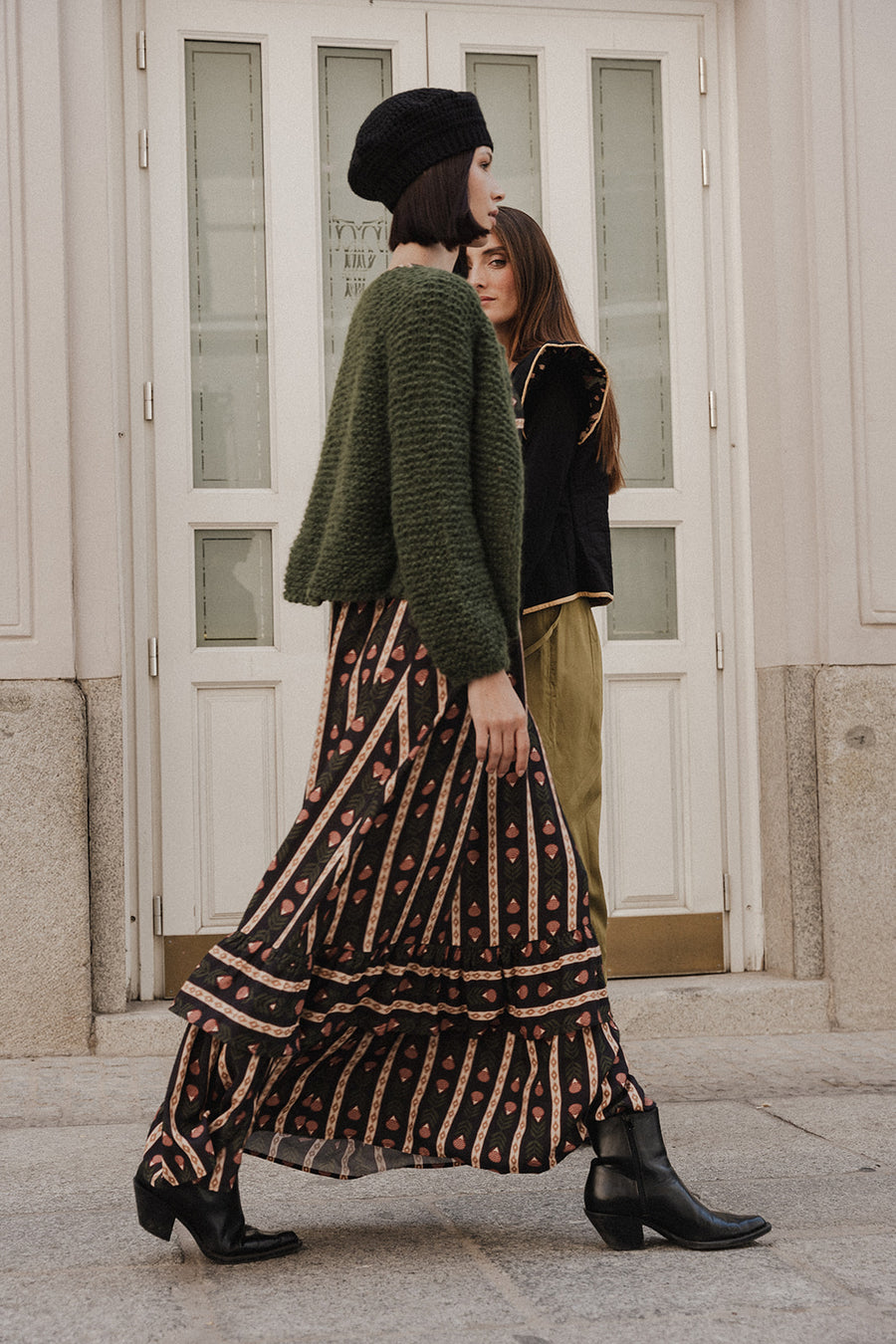 CHAQUETA ALPACA VERDE