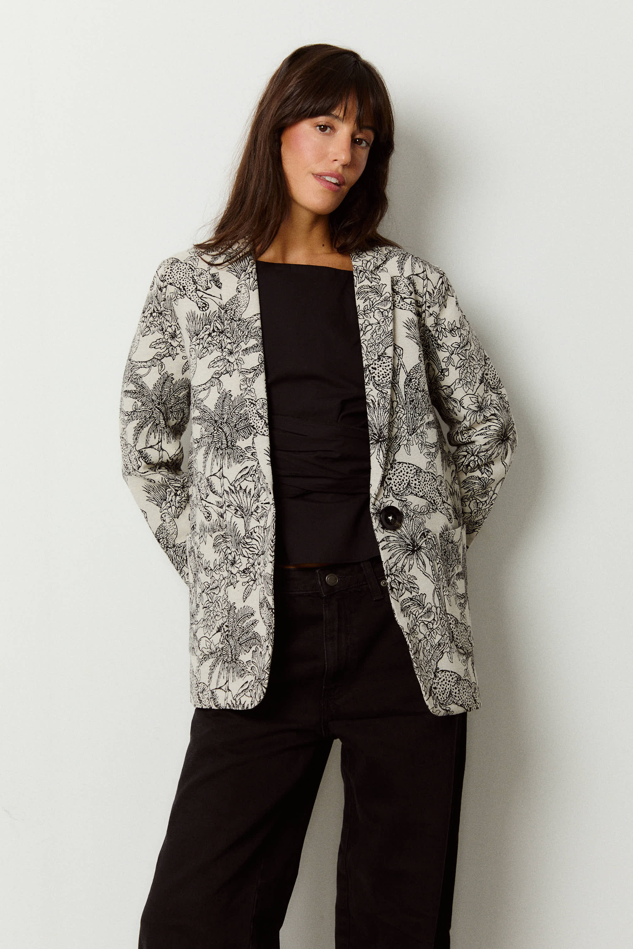 MARLENE CHECKS BLOUSE