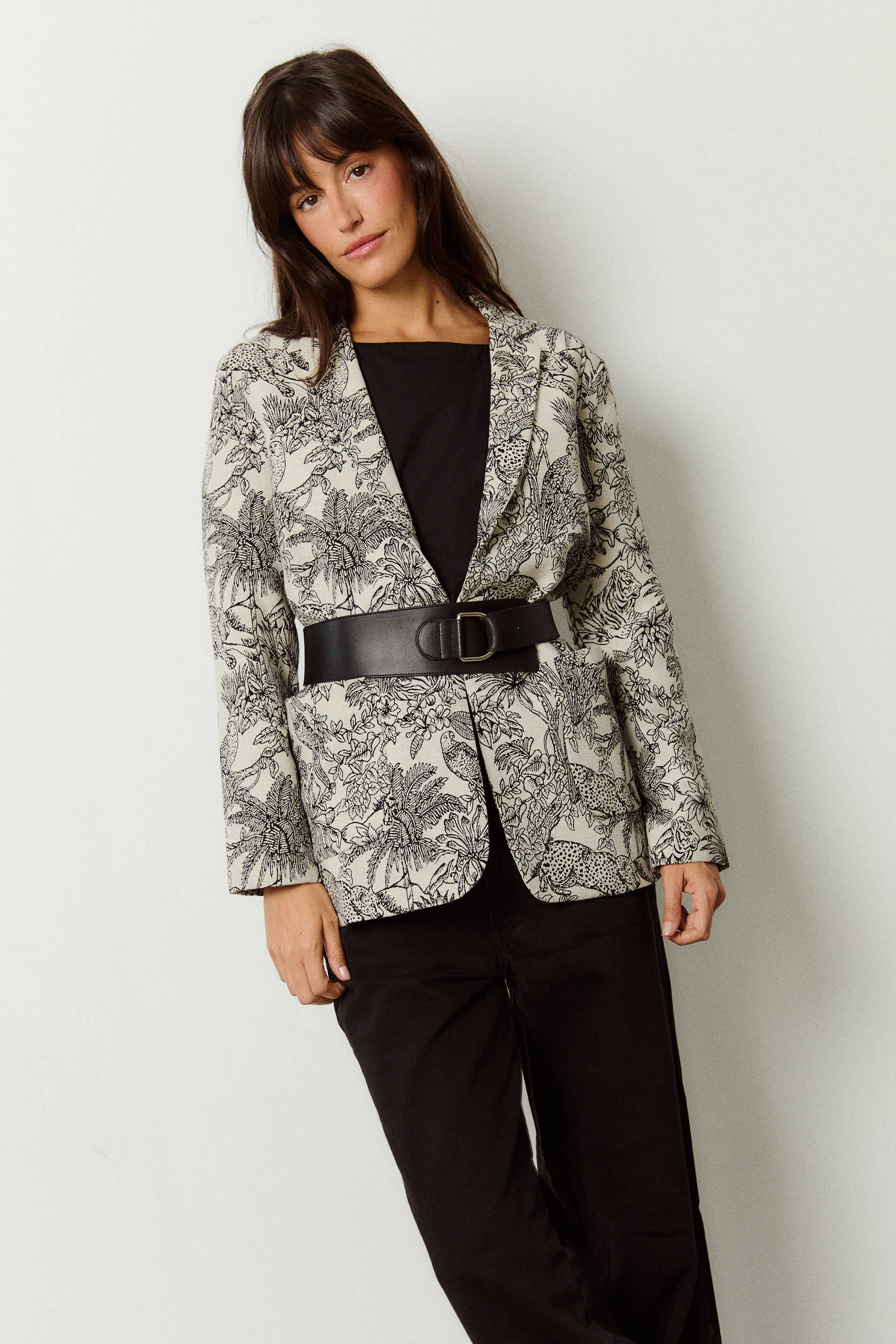 MARLENE CHECKS BLOUSE