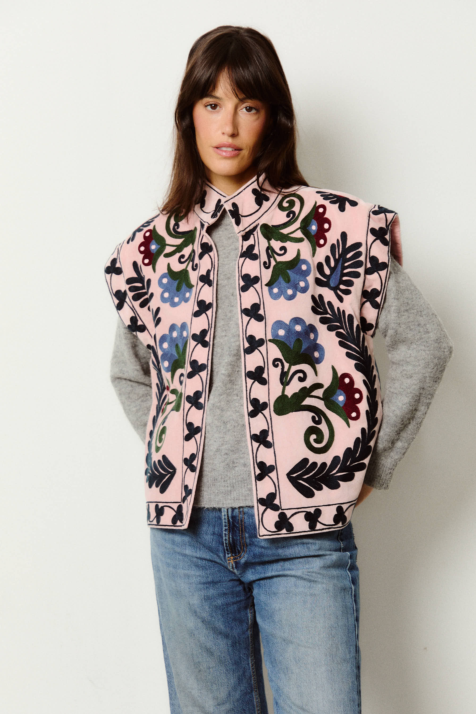 CHALECO KYOTO ROSA
