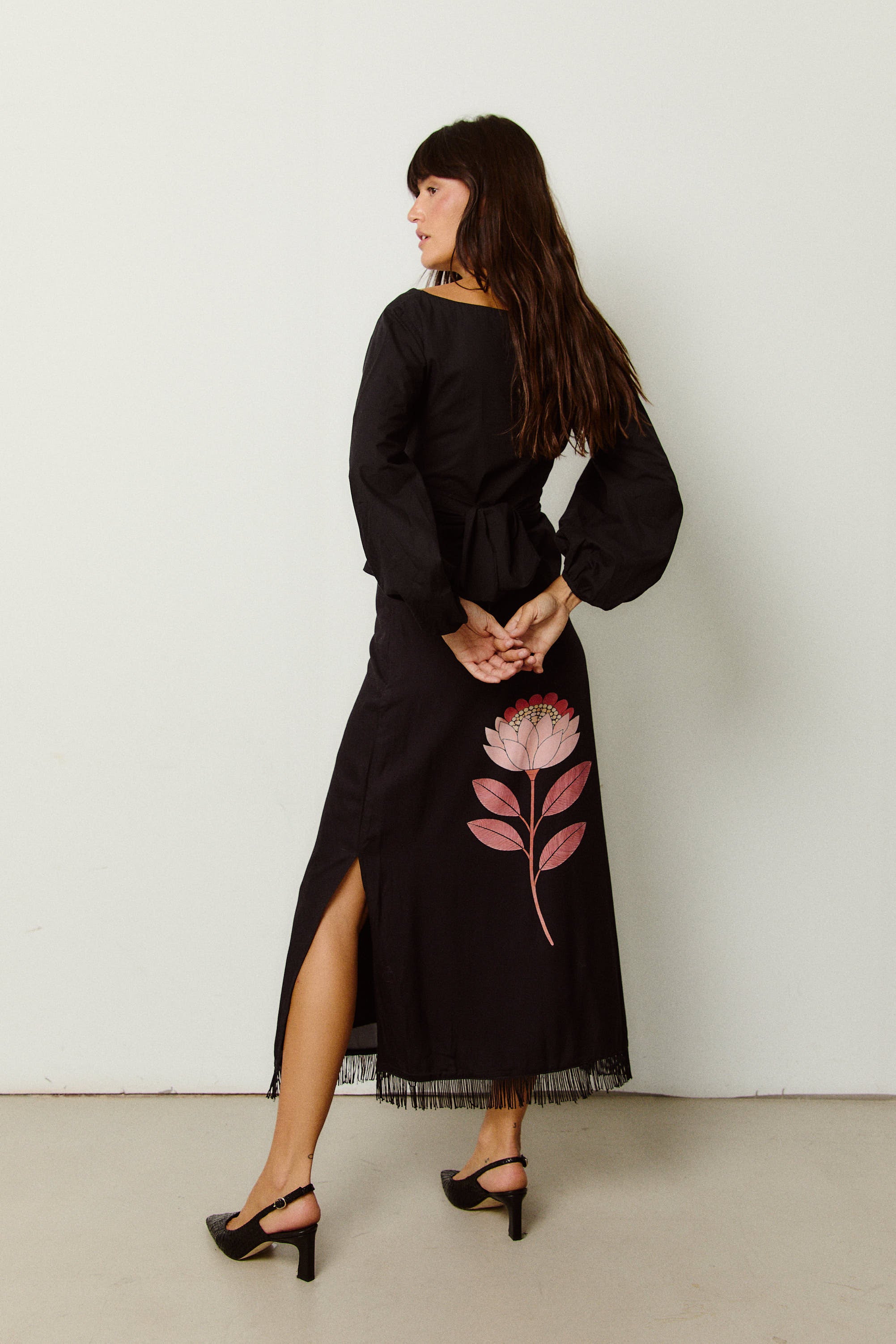 FALDA ORIENTAL NEGRA