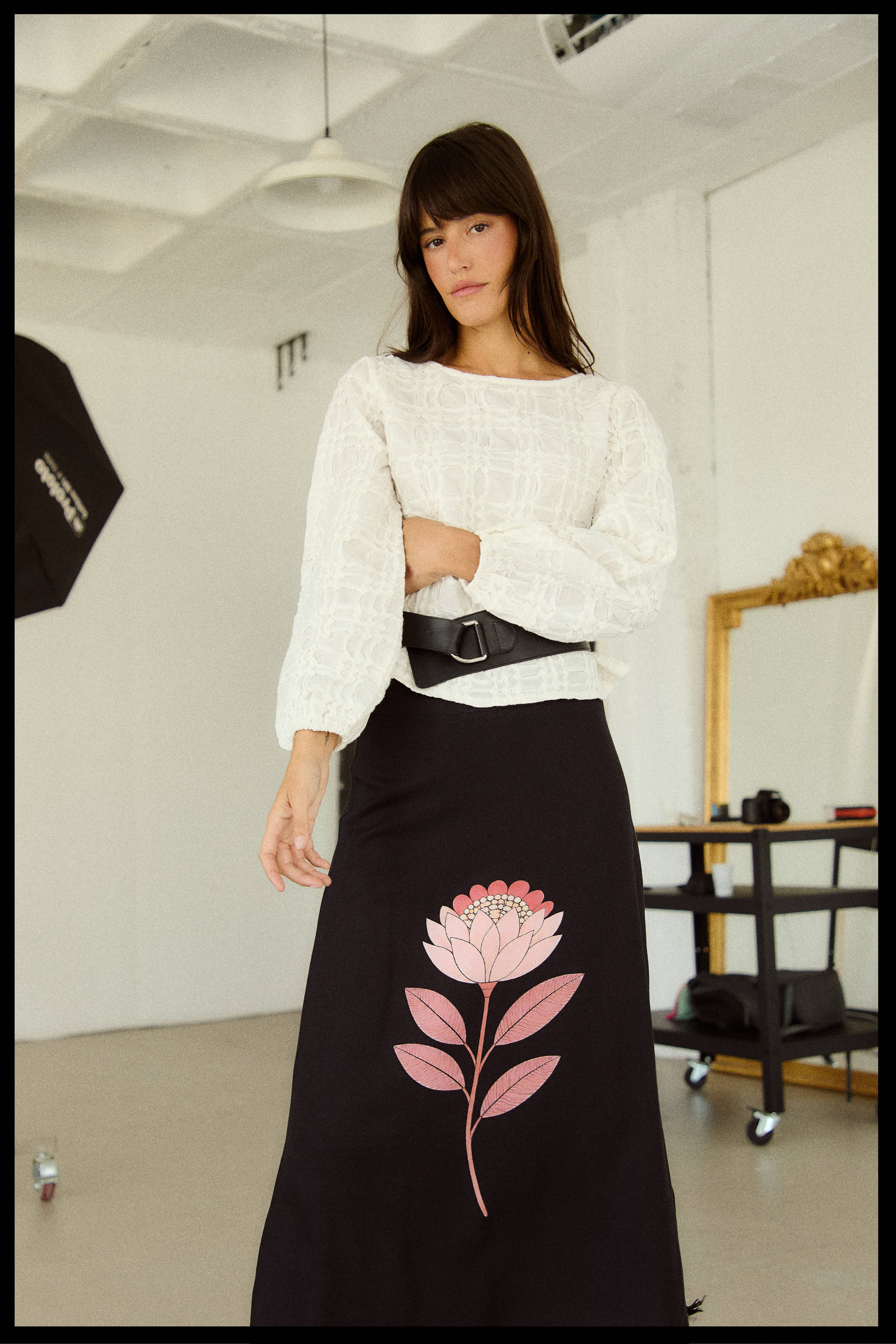 FALDA ORIENTAL NEGRA