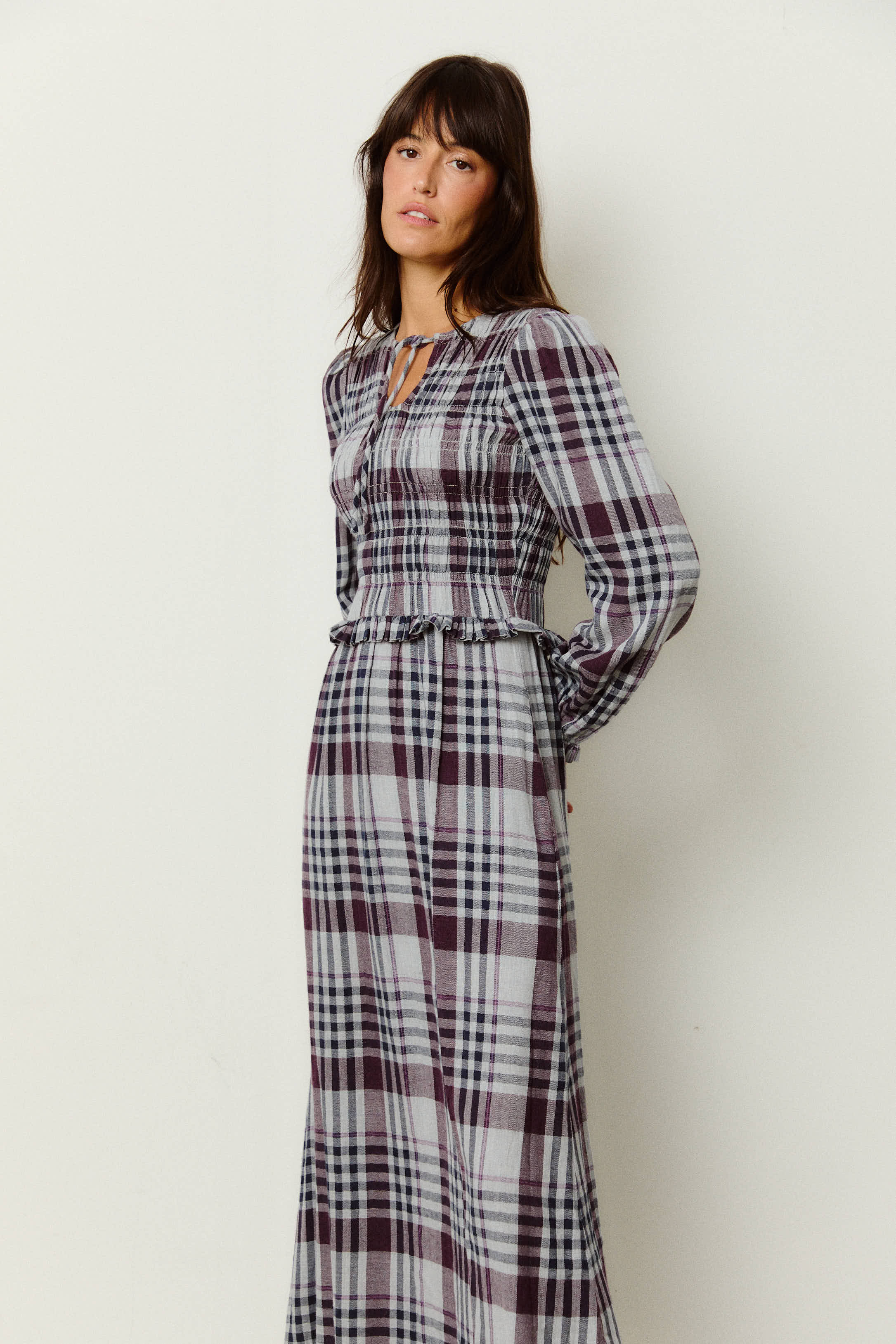 VESTIDO TULIPAN CUADROS