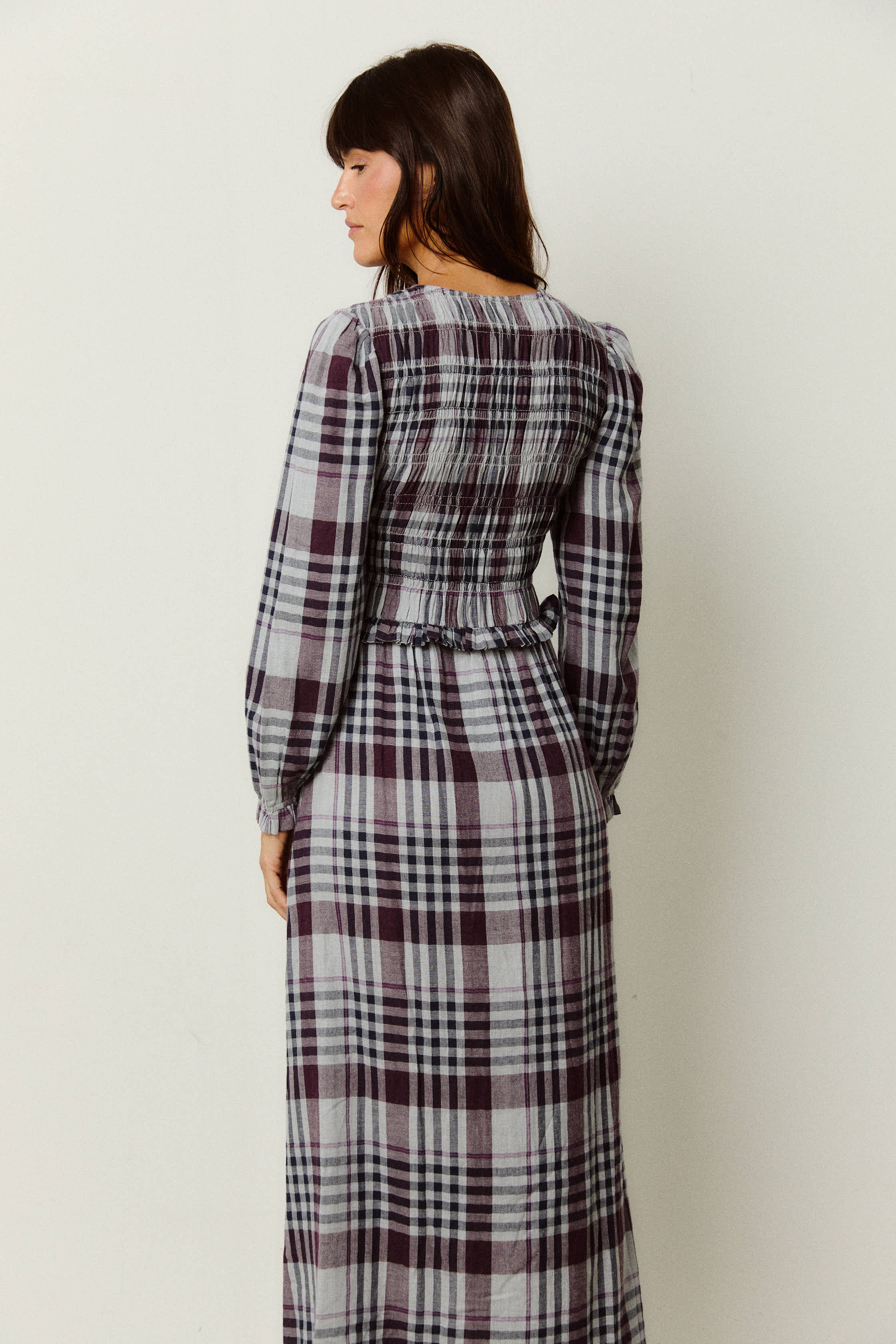 VESTIDO TULIPAN CUADROS