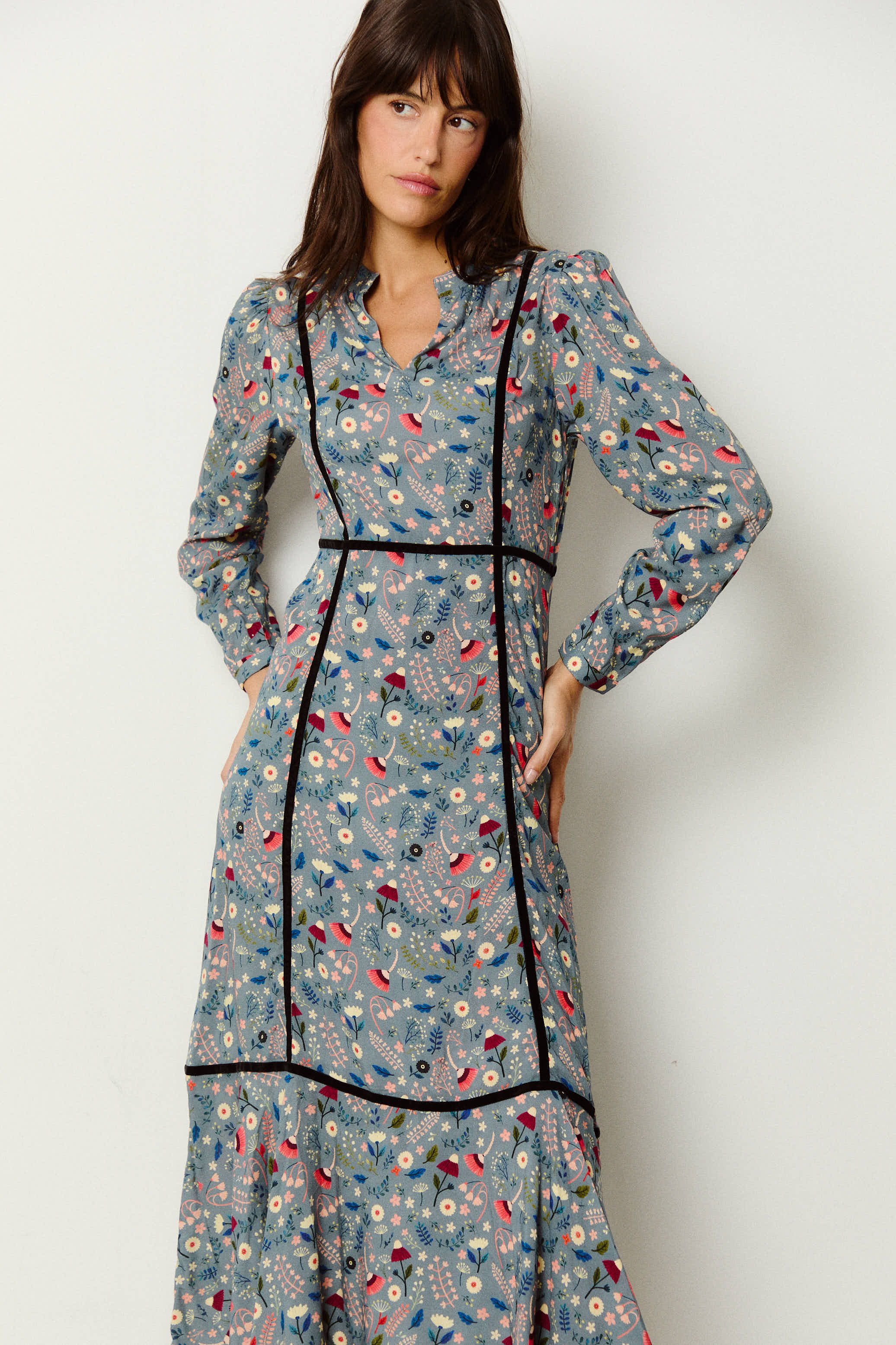 VESTIDO GRETA ANTRACITA