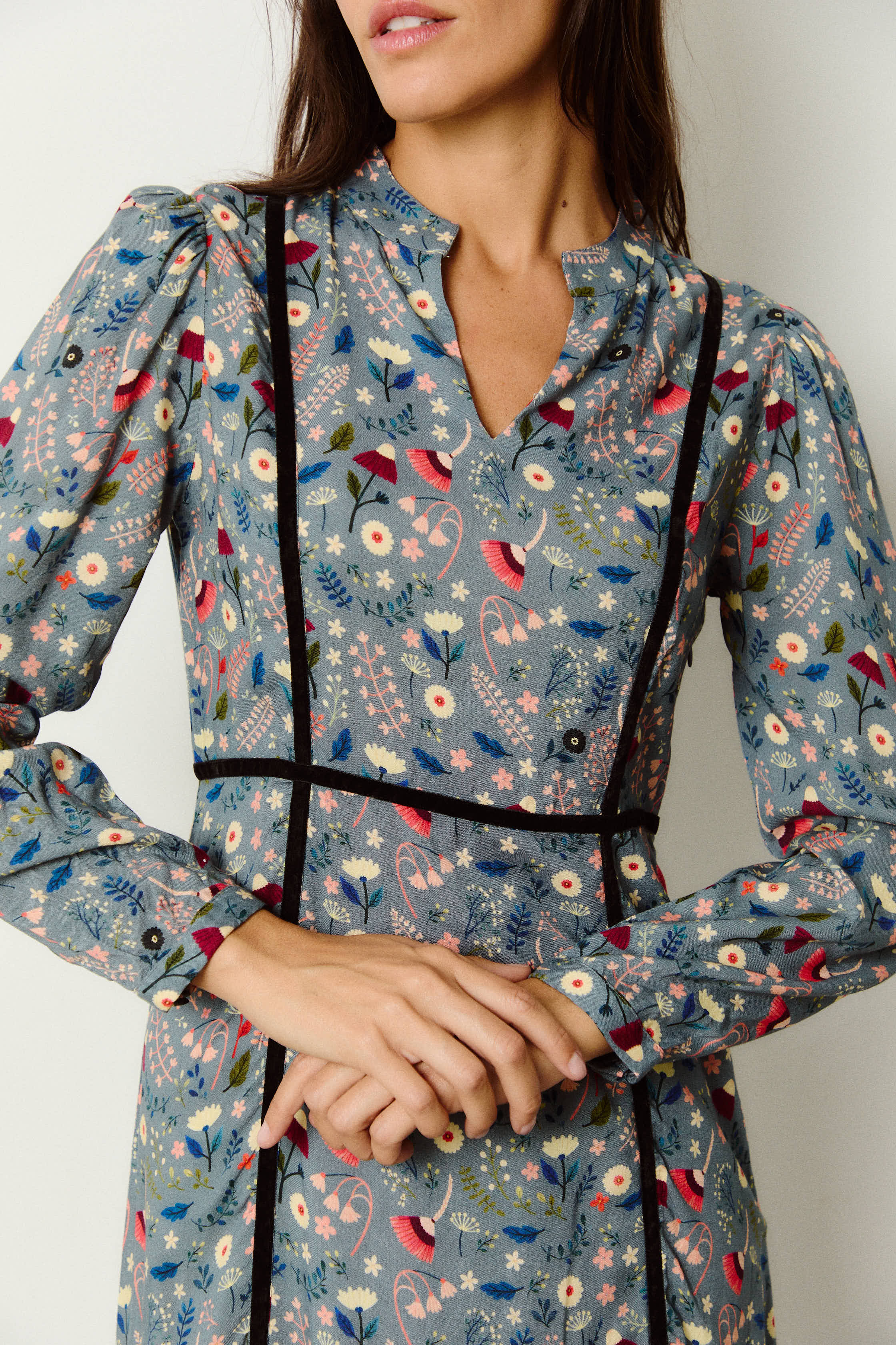 VESTIDO GRETA ANTRACITA