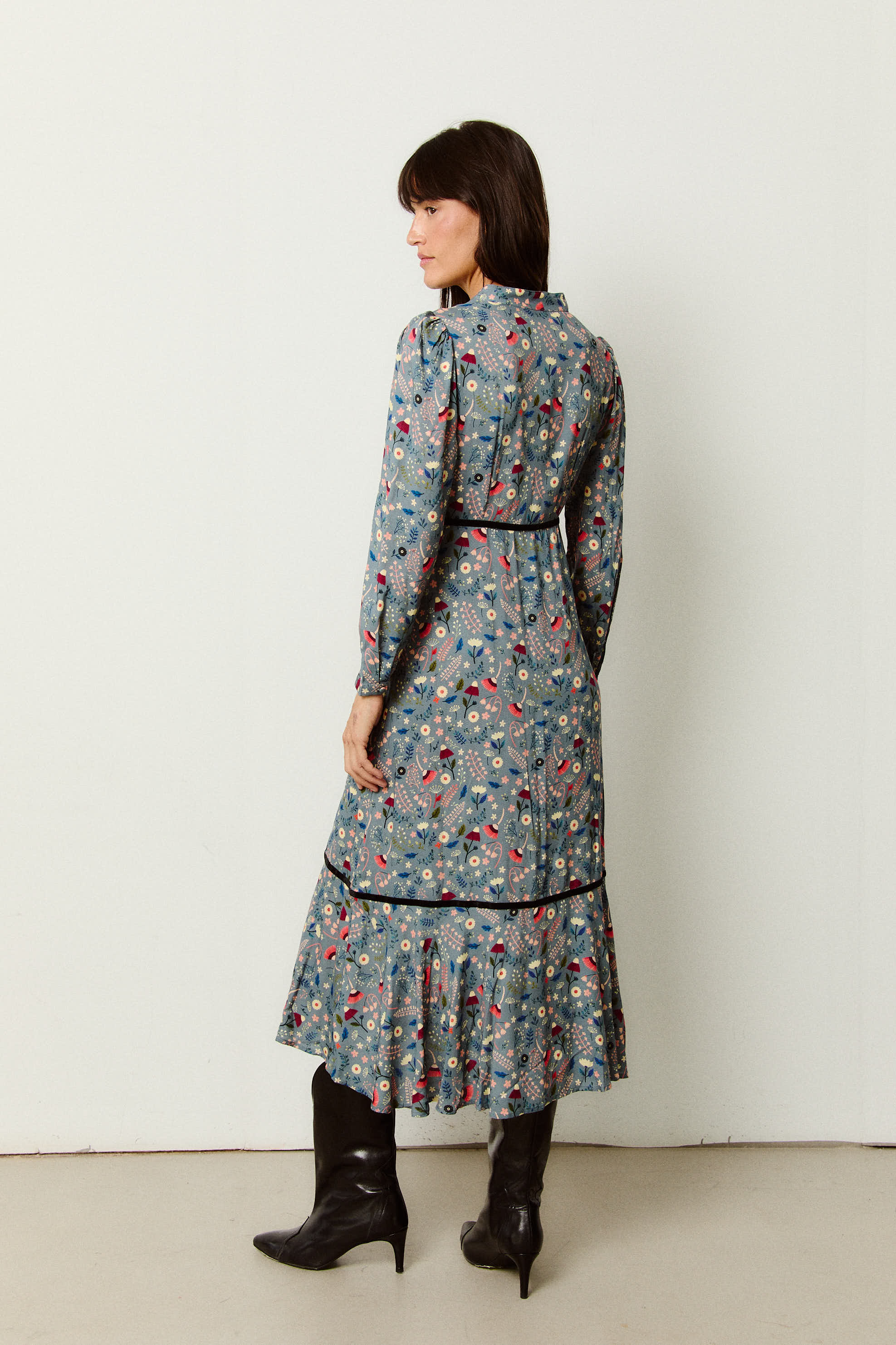 VESTIDO GRETA ANTRACITA