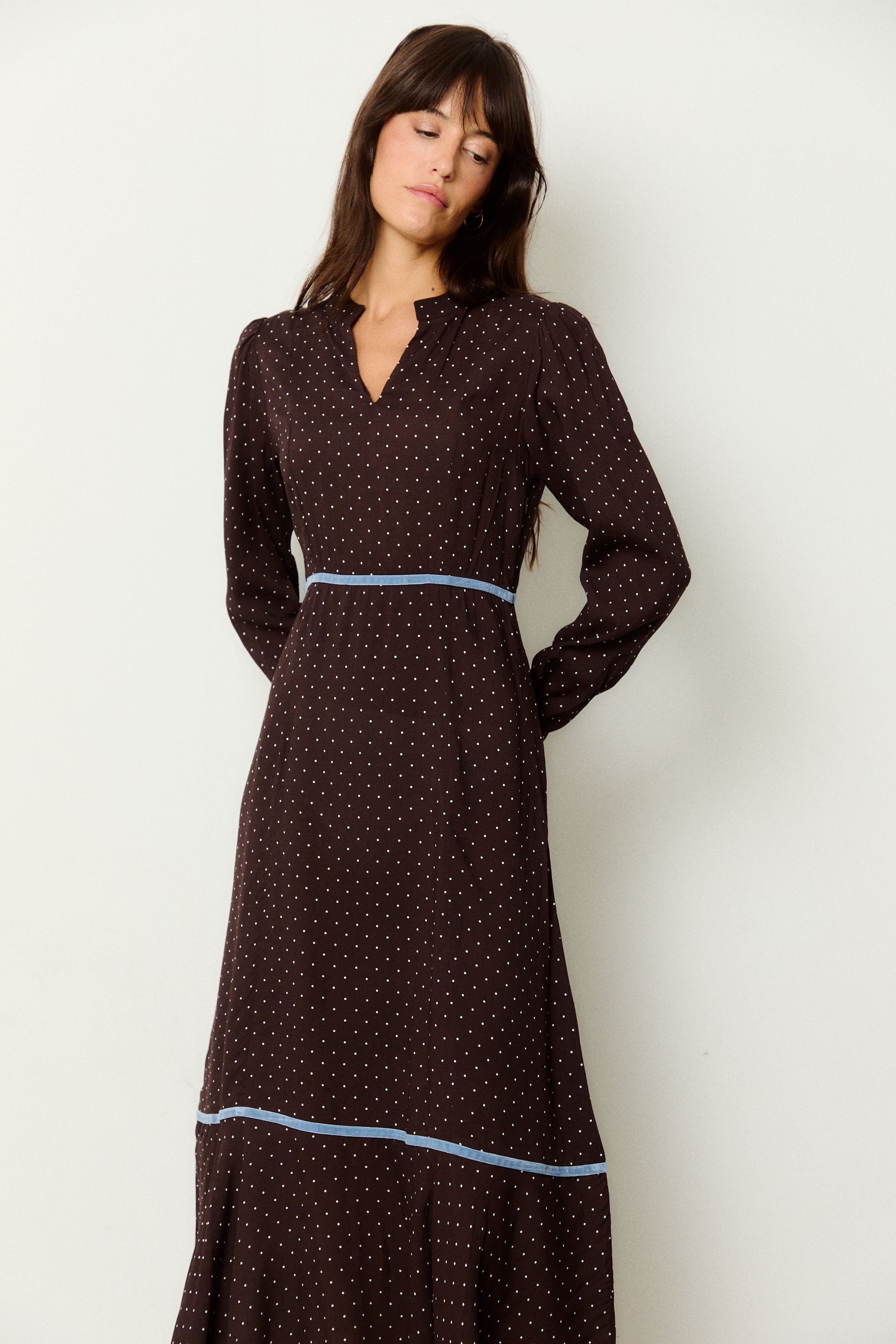 VESTIDO GRETA TOPOS