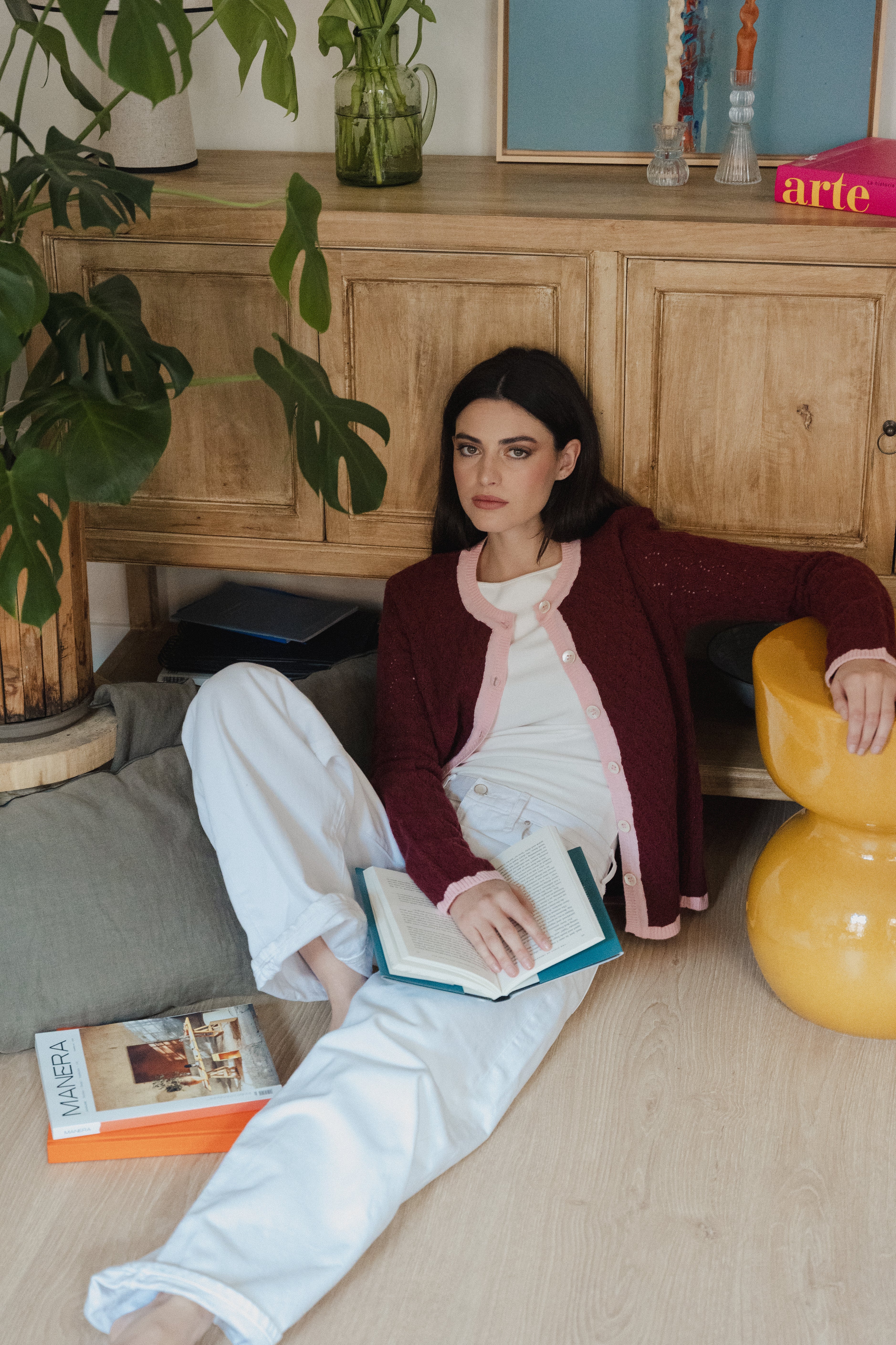 CHAQUETA CALADA ROSA