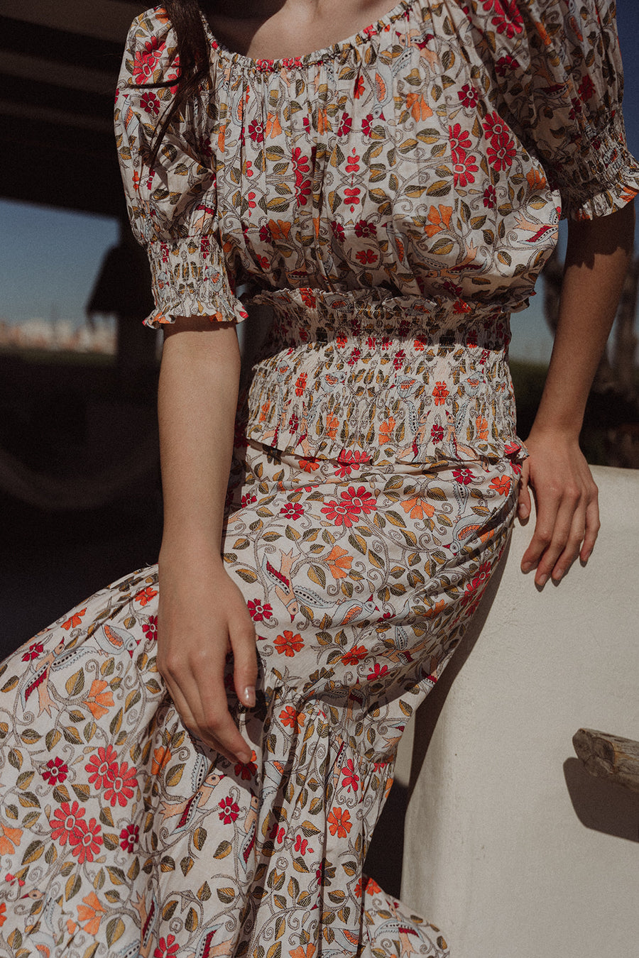FALDA CAMPO FLORES
